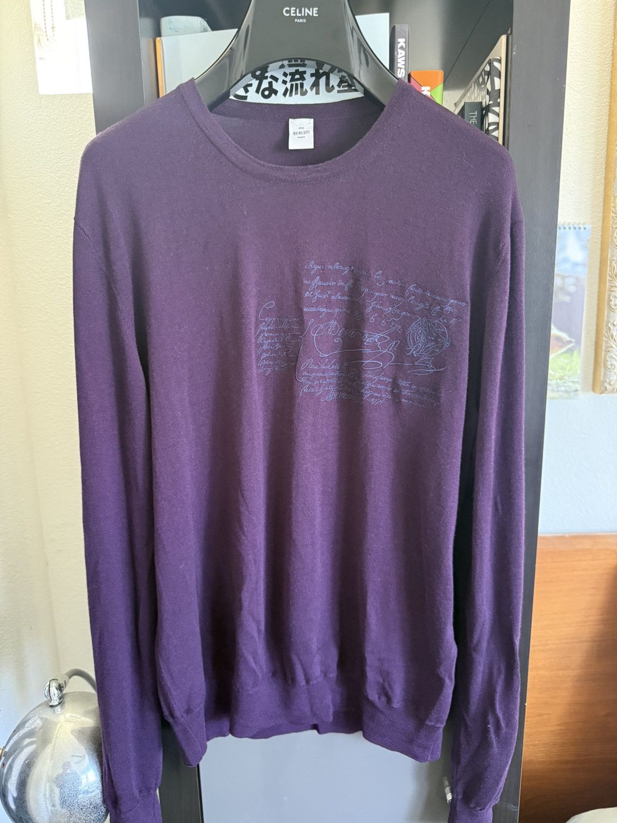 Berluti Berluti Kris Van Assche Scritto Wool Knit Sweater Size US M / EU 48-50 / 2 - 1 Thumbnail