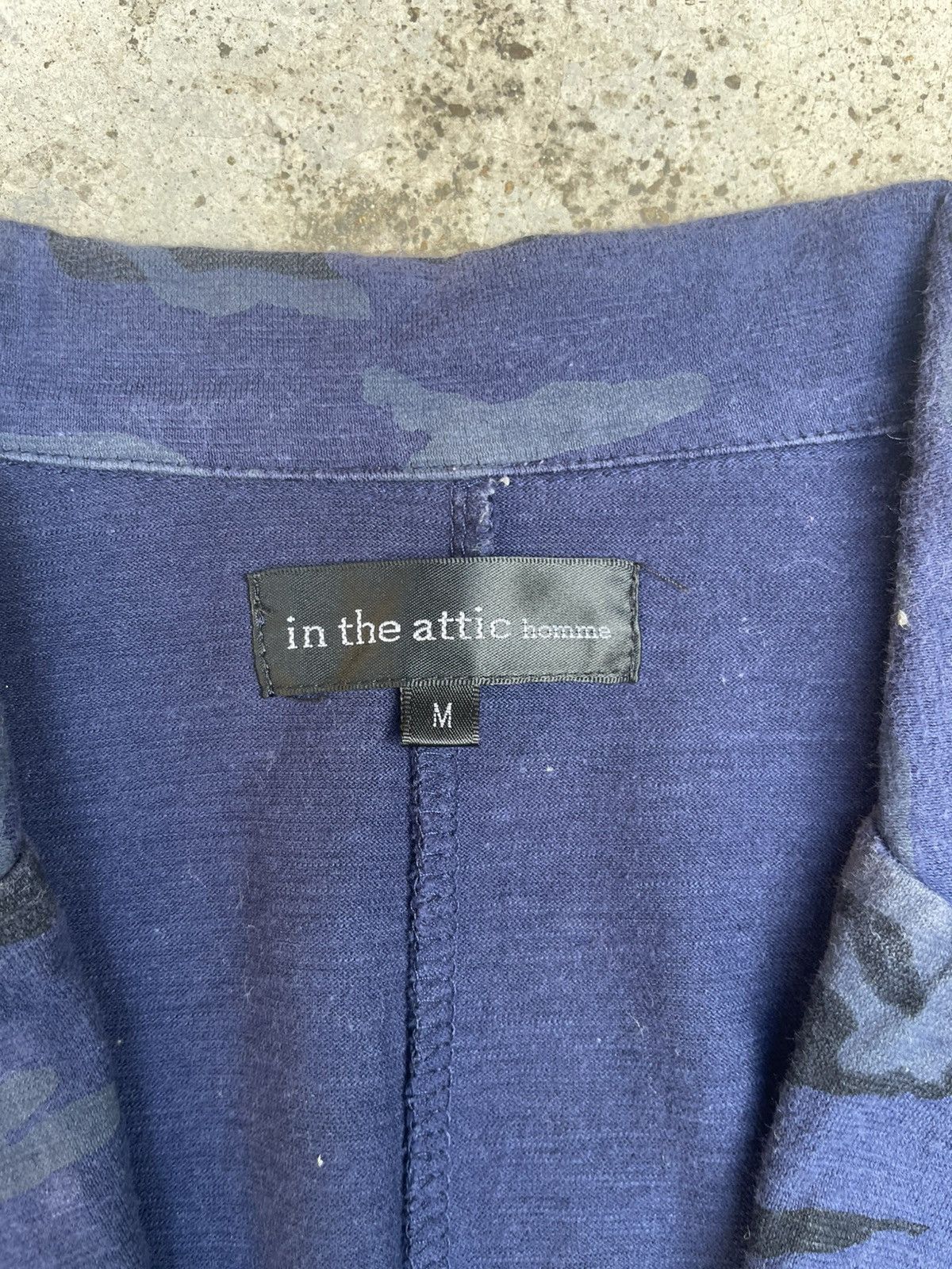 In The Attic in the attic Blue Camo Shirt Single Button Size US M / EU 48-50 / 2 - 3 Thumbnail