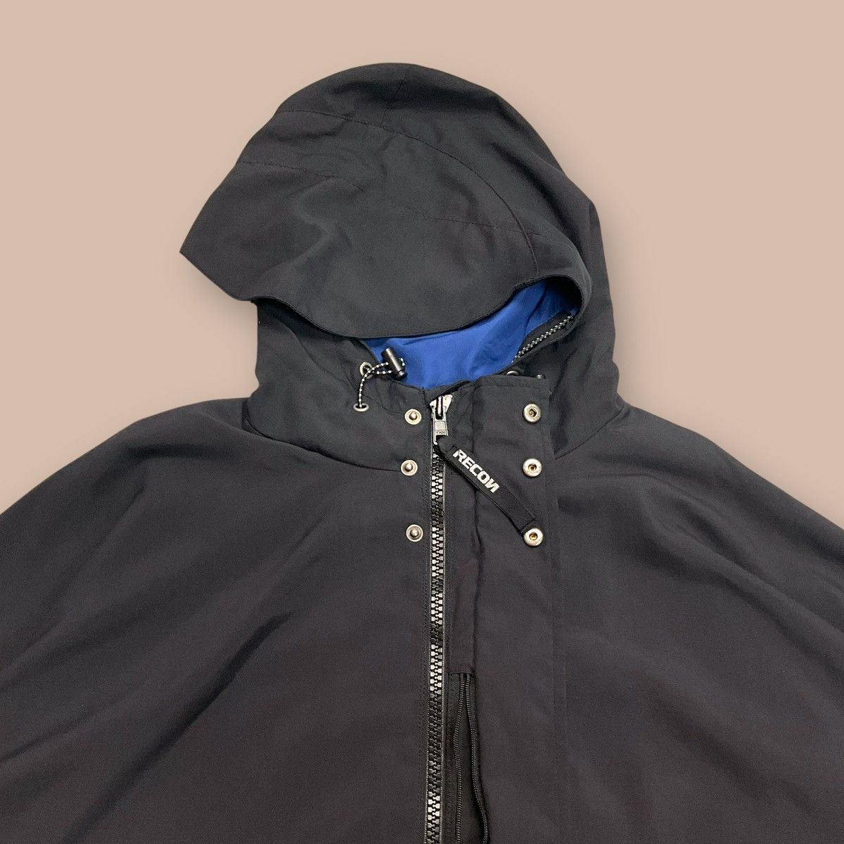 Recon RECON Black Windbreaker Jacket Size US XL / EU 56 / 4 - 9 Thumbnail