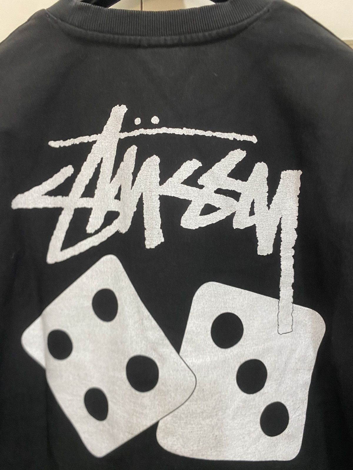 Stussy Stüssy Dadi sweatshirt, size XL, black, with print, used Size US XL / EU 56 / 4 - 12 Thumbnail