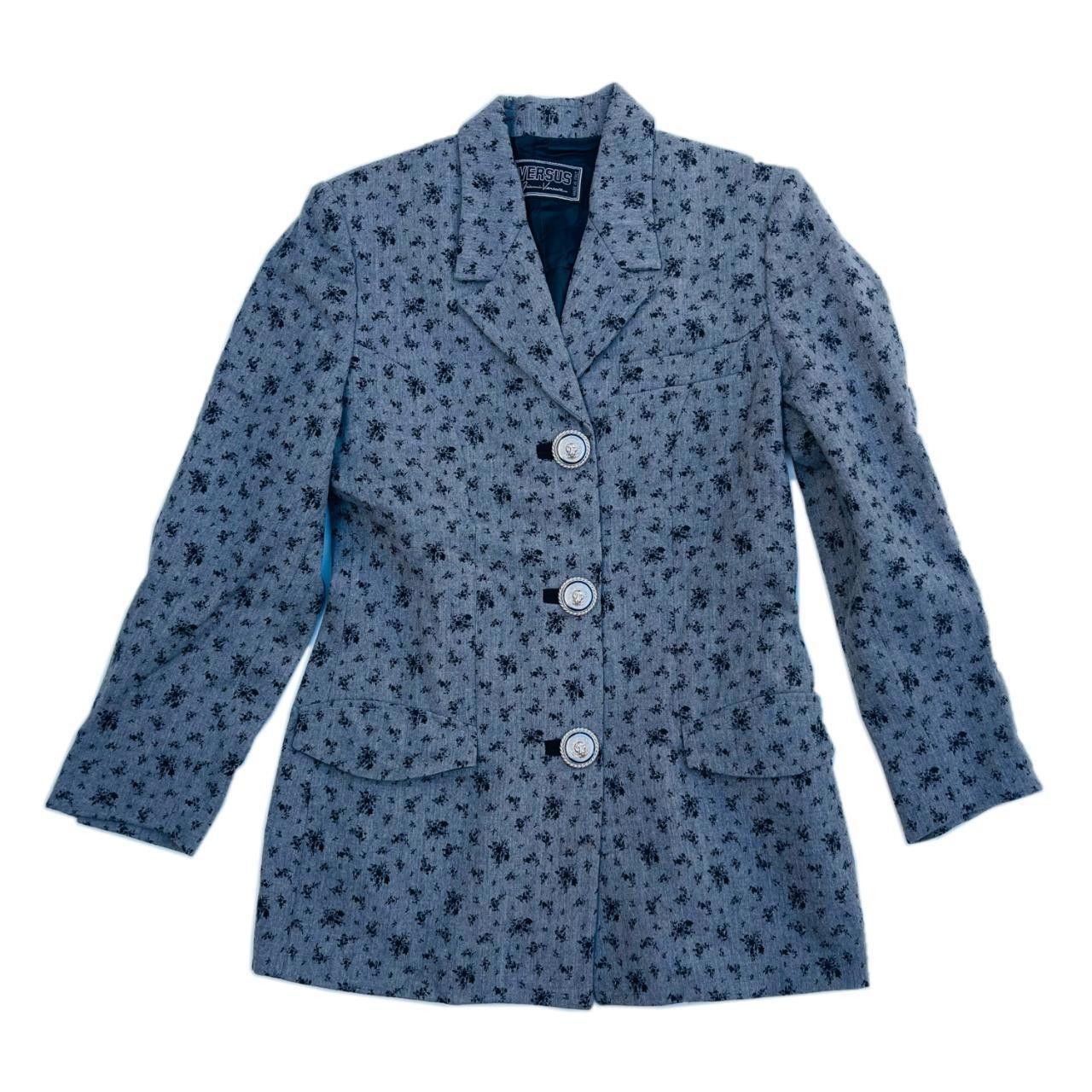 Versace Versace Floral Medusa Button Blazer Size M / US 6-8 / IT 42-44 - 1 Thumbnail