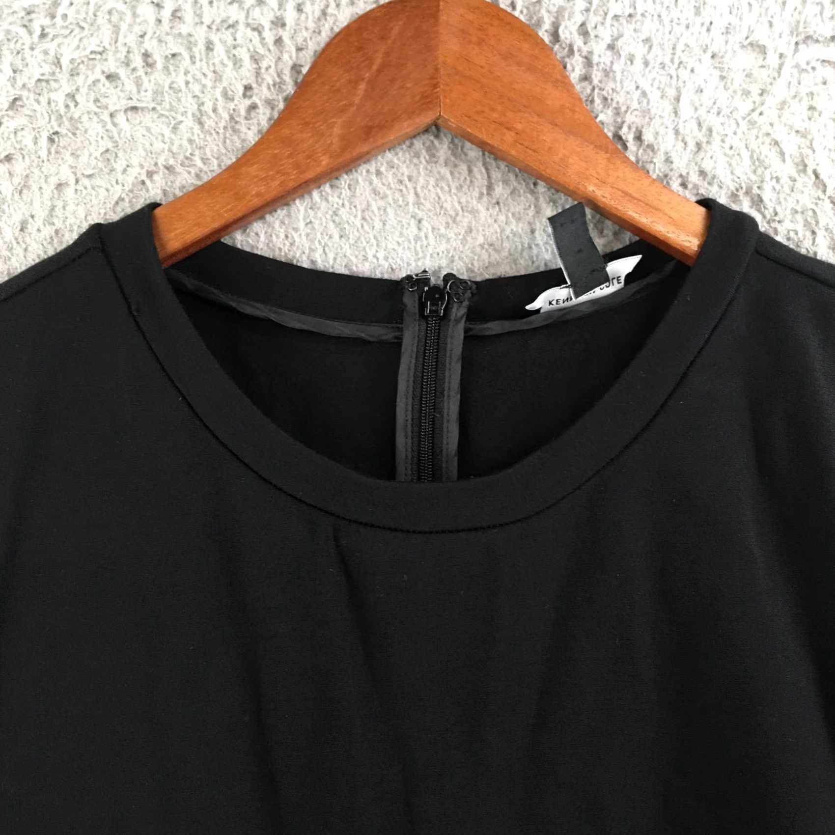 Kenneth Cole Kenneth Cole Dress Womens XL Black Pullover Short Sleeves Crew Neck Comfort Size XL / US 12-14 / IT 48-50 - 3 Thumbnail