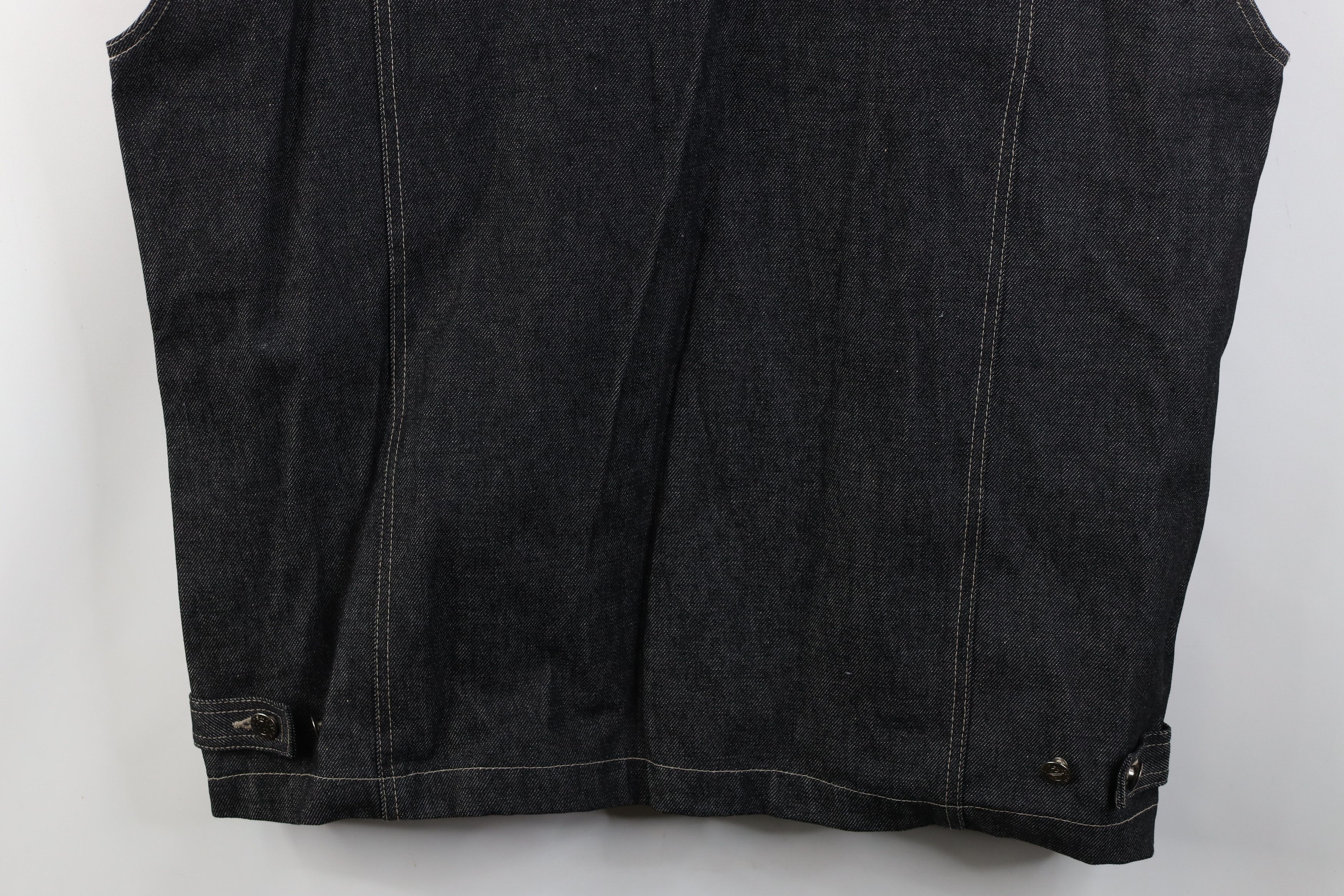 Vintage Vintage 90s Y2K Streetwear Sleeveless Denim Jean Vest Jacket Size US XL / EU 56 / 4 - 15 Thumbnail