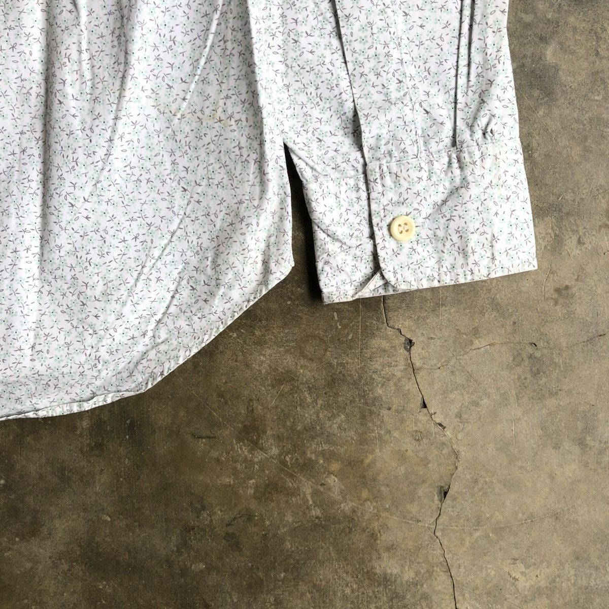 Issey Miyake 2000s Comme Ca Ism Motif Zipper Jacket White Designer Size US L / EU 52-54 / 3 - 12 Thumbnail
