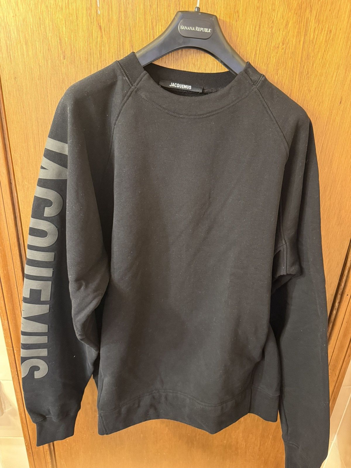 Jacquemus Le Sweatshirt Typo cotton top XL Size US XL / EU 56 / 4 - 1 Thumbnail