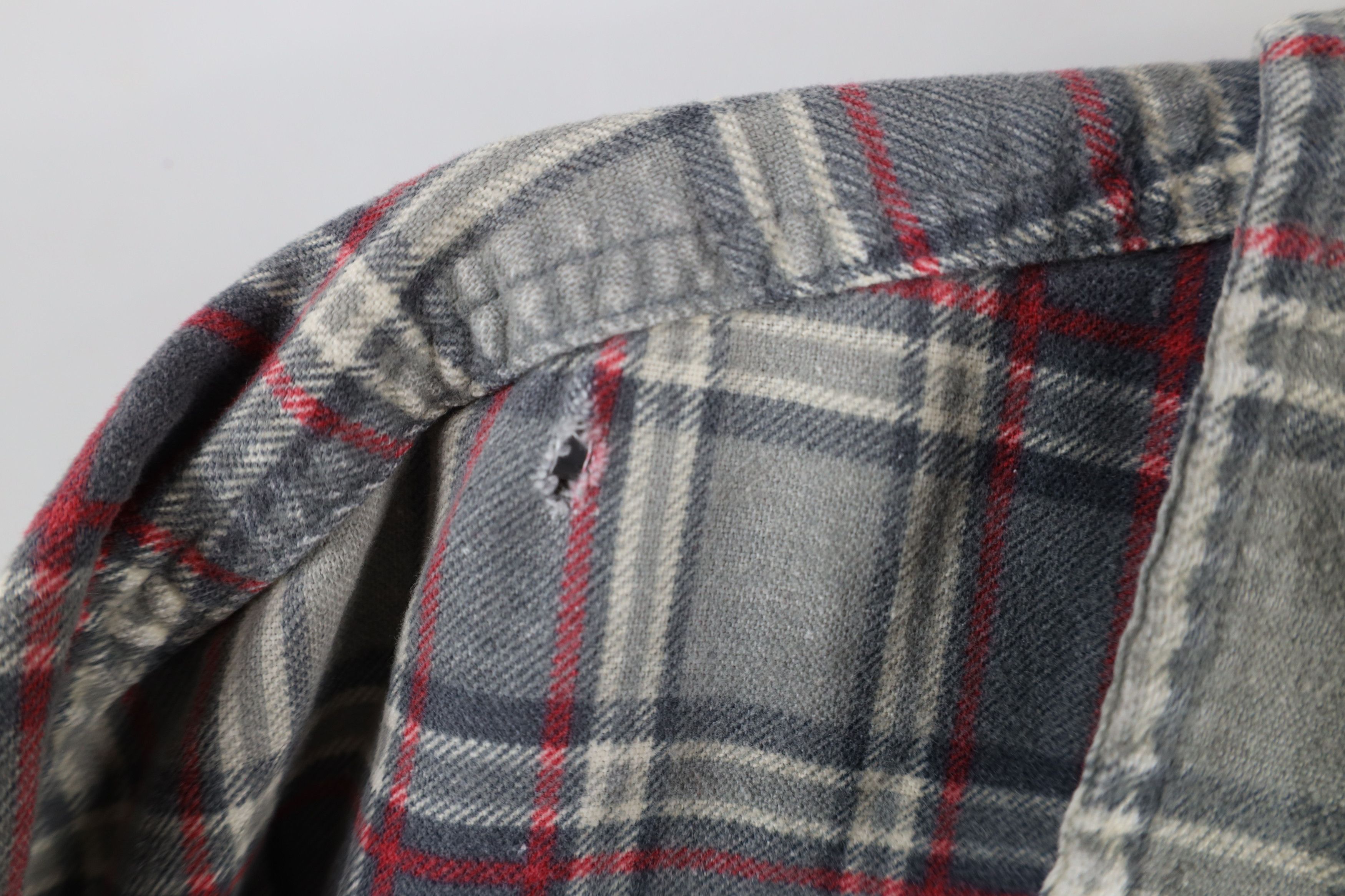 J.Crew × Vintage Vintage 90s J Crew Flannel Collared Button Shirt Plaid Size US L / EU 52-54 / 3 - 6 Thumbnail