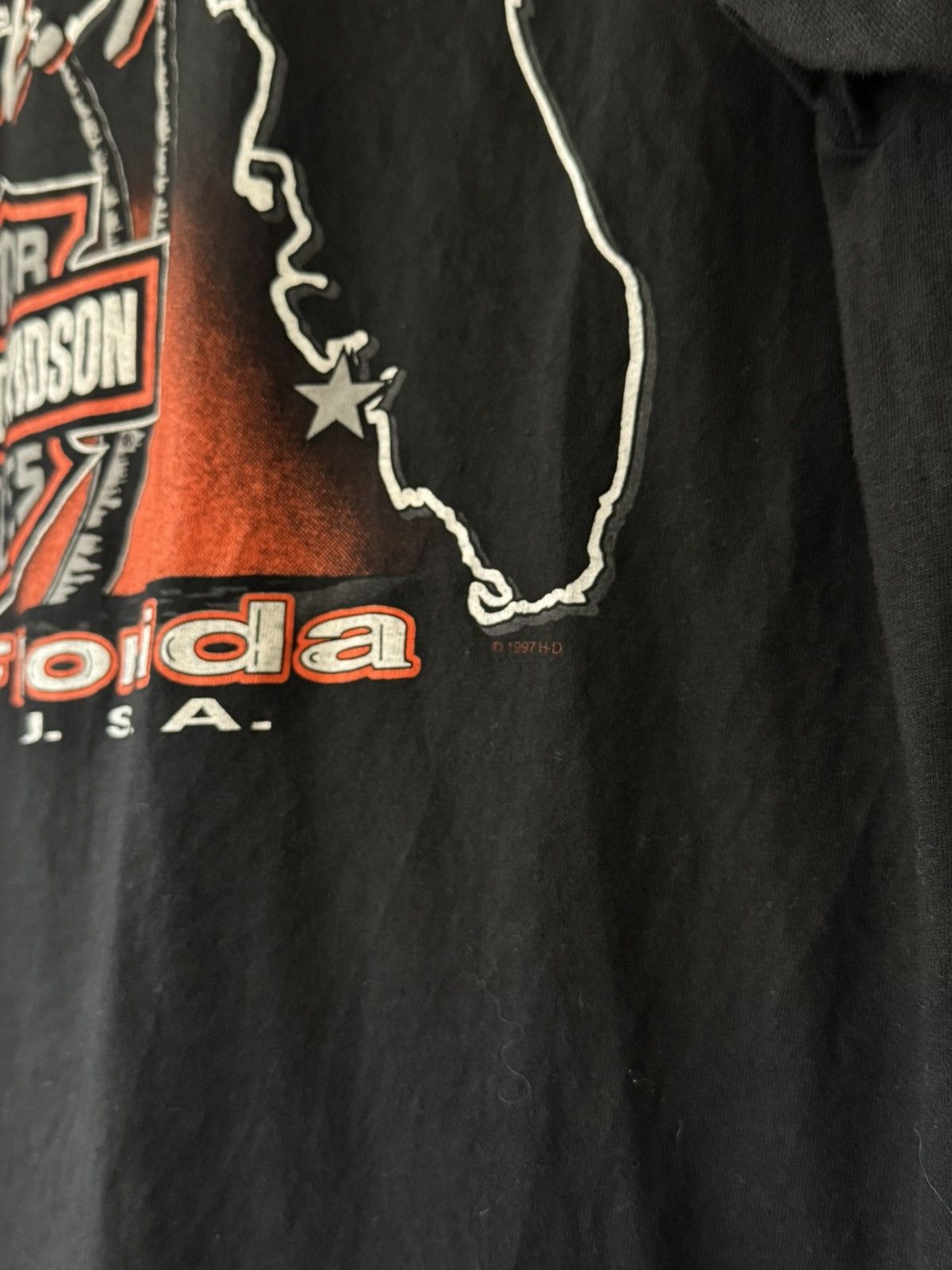 Harley Davidson Vintage 00’s Harley Davidson Florida tee Size US L / EU 52-54 / 3 - 9 Thumbnail