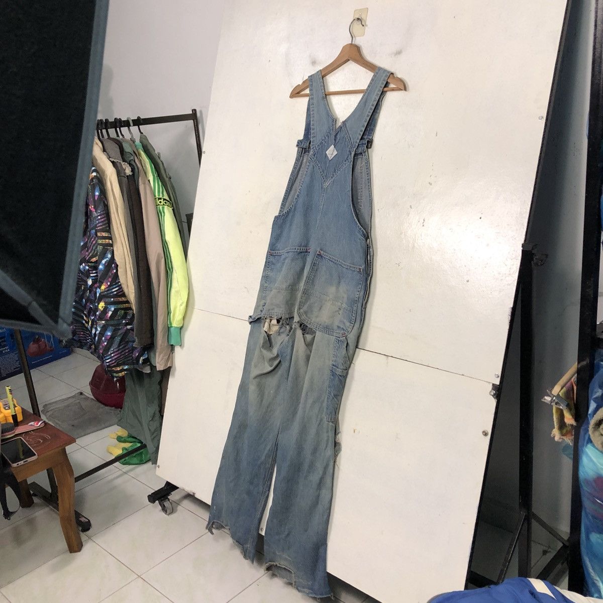 Vintage Vintage Union Made Denim Overall Big Mac Square Bak Size US 34 / EU 50 - 10 Thumbnail