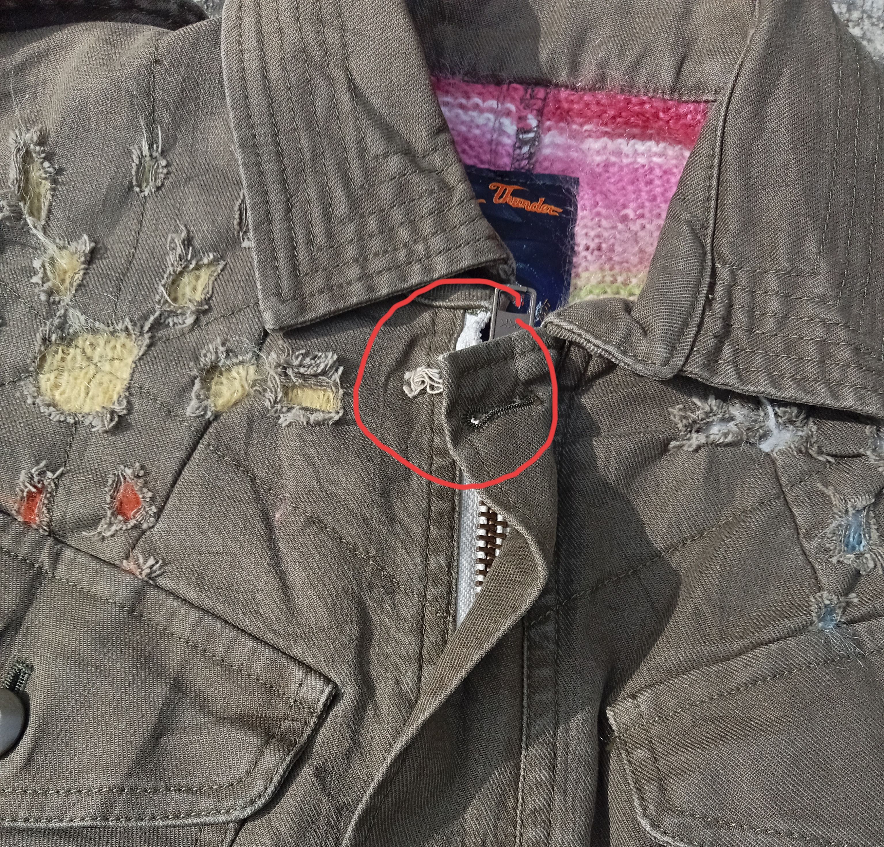 Japanese Brand Dragon Thunder distressed Parka Punk Jacket Size US M / EU 48-50 / 2 - 12 Thumbnail