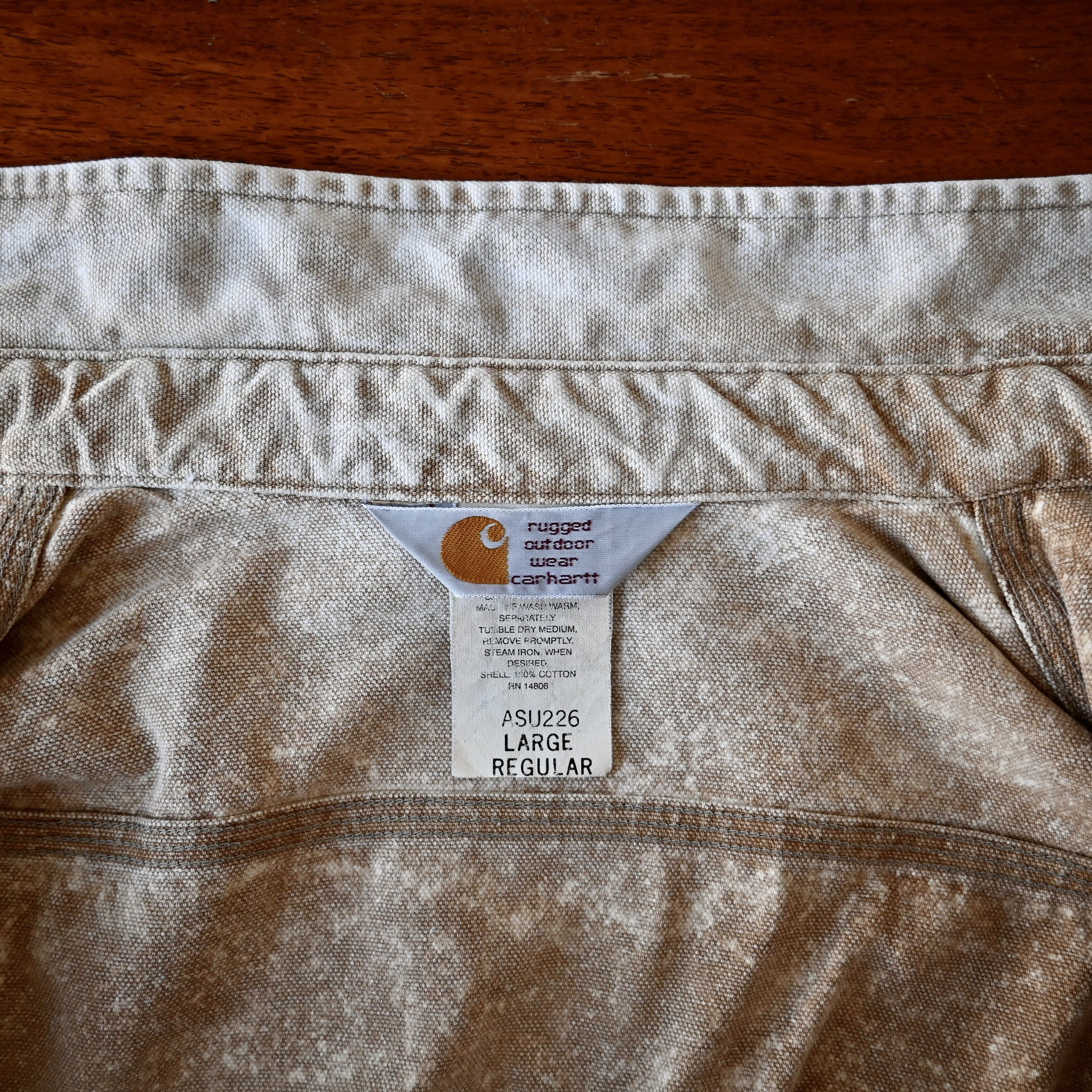 Carhartt VTG Carhartt acid brown duck work shirt, made in USA Size US L / EU 52-54 / 3 - 13 Thumbnail