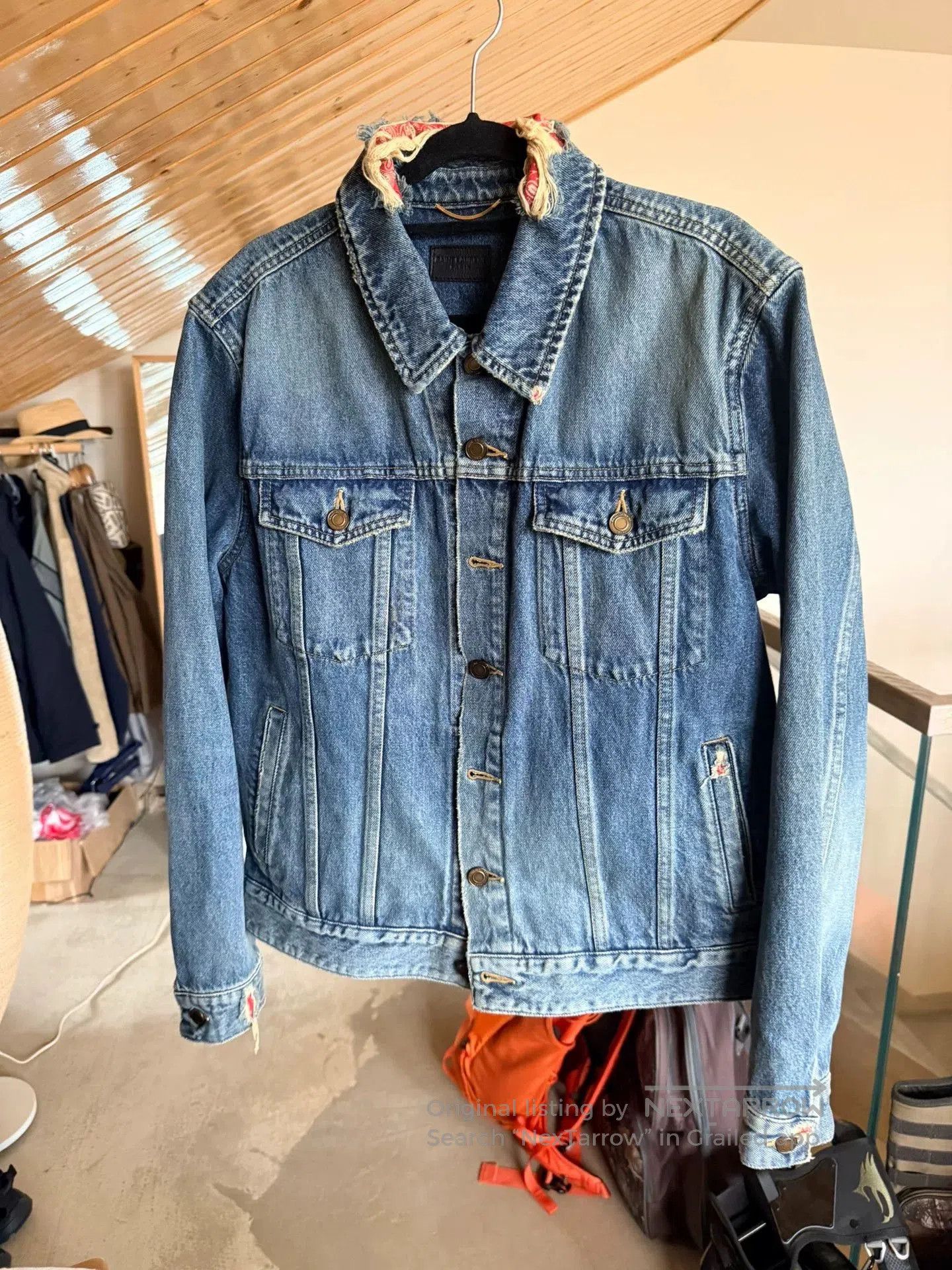 Saint Laurent Paris Saint Laurent SLP Denim Jacket. Size M / US 6-8 / IT 42-44 - 1 Thumbnail