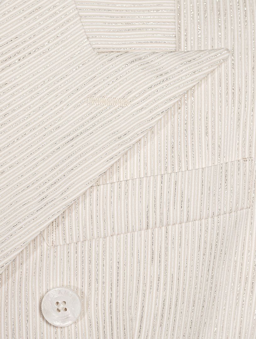 Amiri o1y0525 Blazer in Light Beige Size US S / EU 44-46 / 1 - 2 Thumbnail