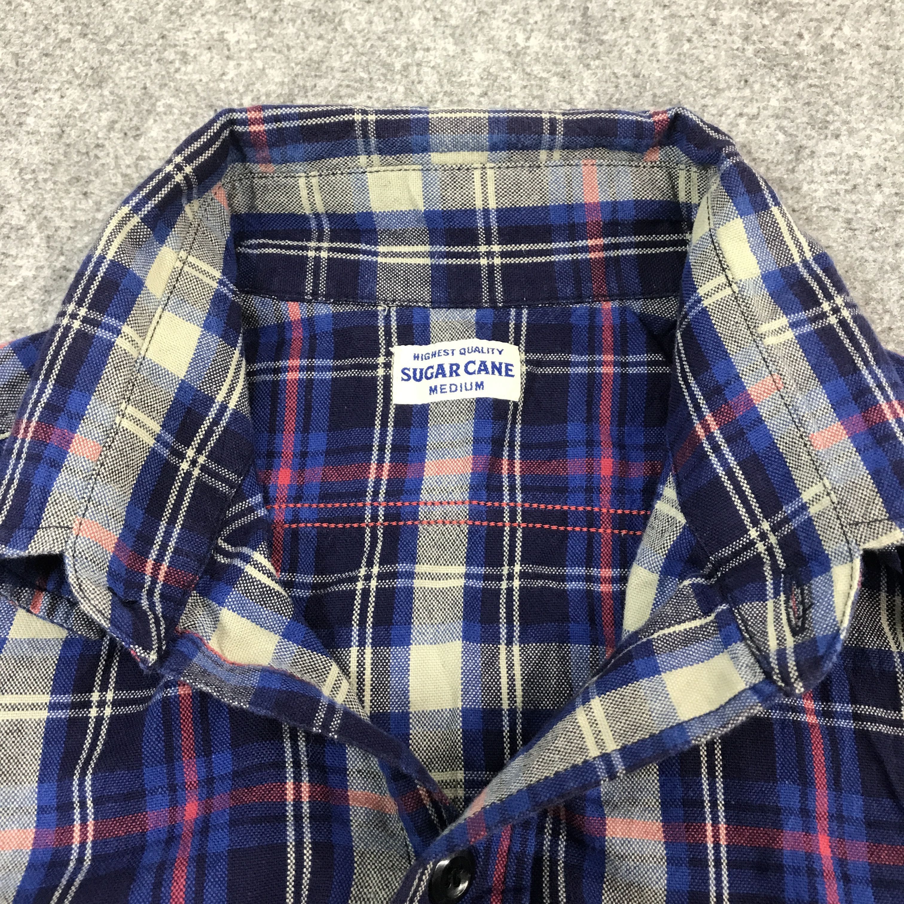 Toyo Enterprises SUGAR CANE TARTAN DESIGN BUTTON UP SHIRTS Size US M / EU 48-50 / 2 - 7 Thumbnail