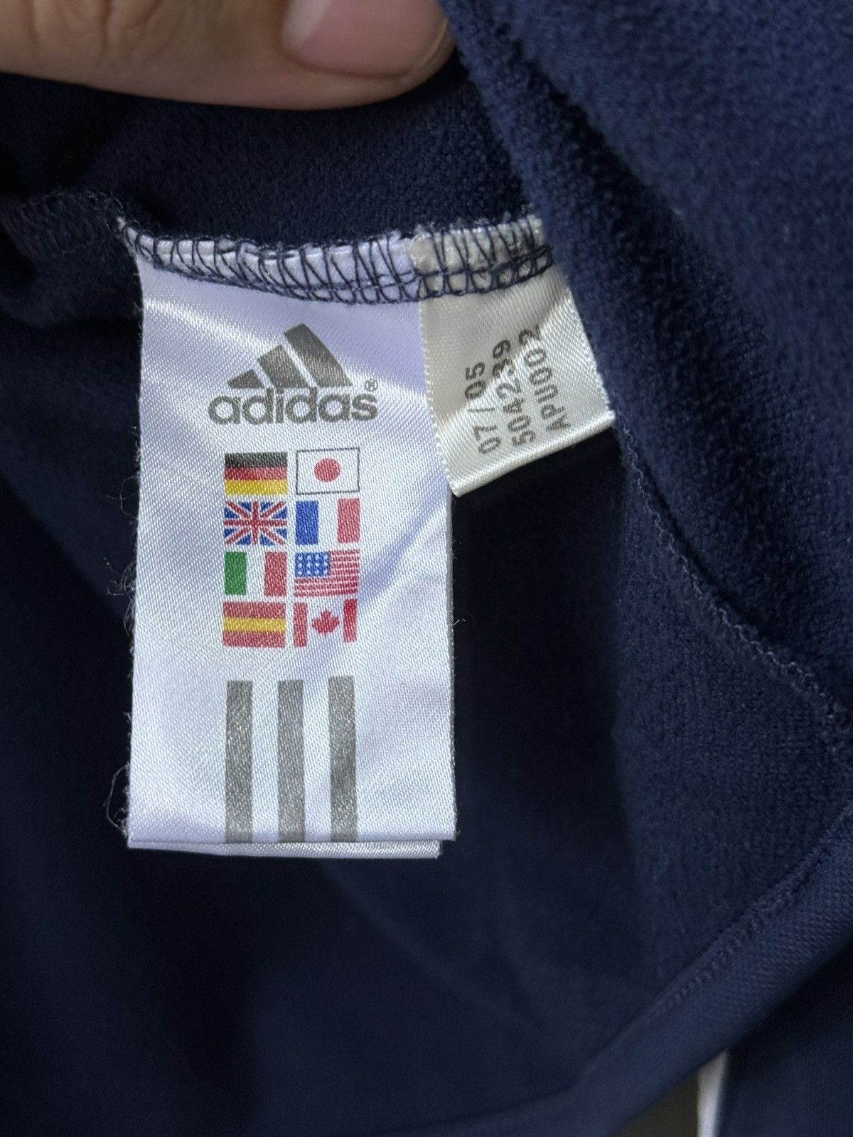 Adidas Vintage 2005 Real Madrid training adidas Sweatshirt Size US M / EU 48-50 / 2 - 7 Thumbnail