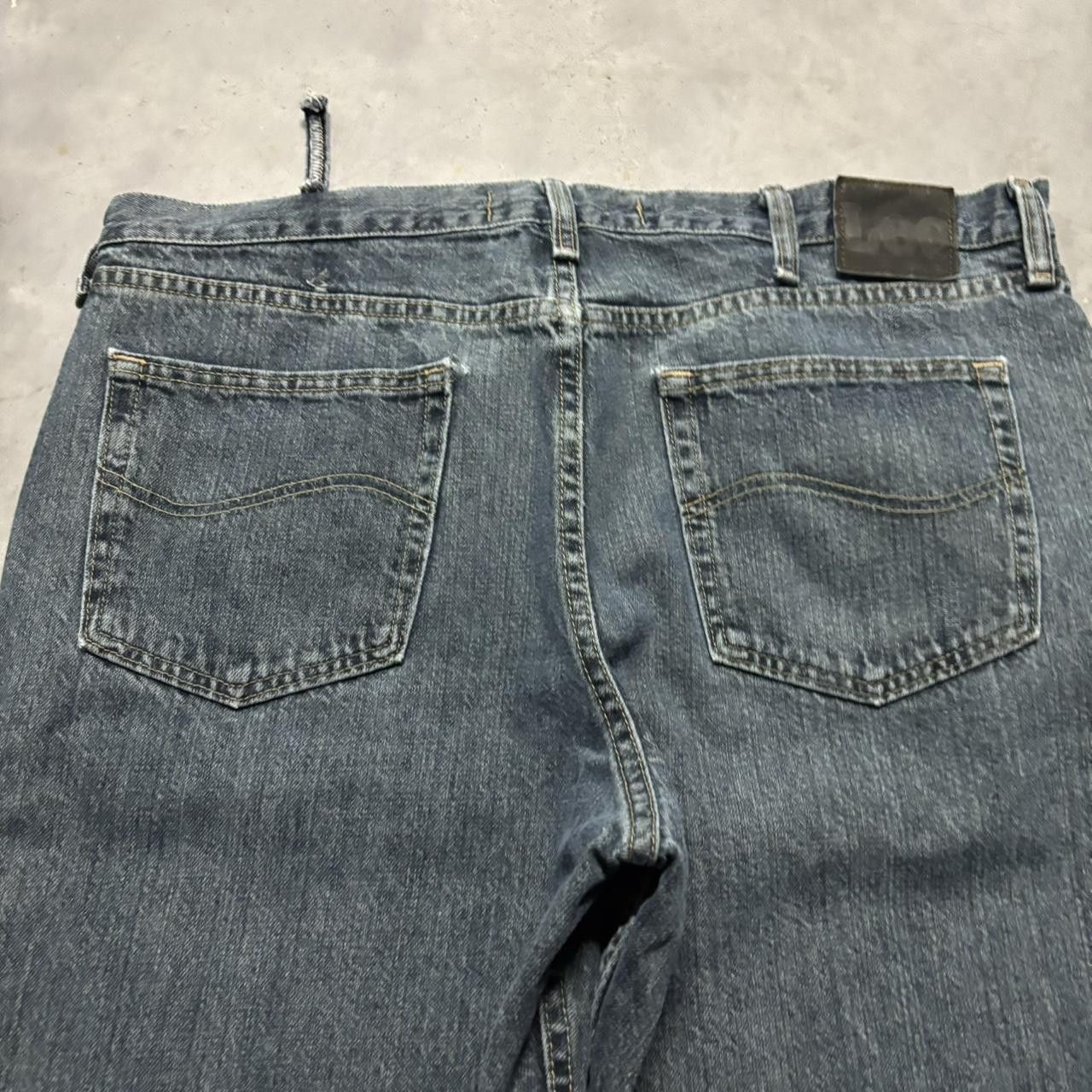 Japanese Brand × Vintage Crazy Vintage Y2K/2000s Grunge Dark Wash Denim Jeans! Size US 38 / EU 54 - 7 Thumbnail