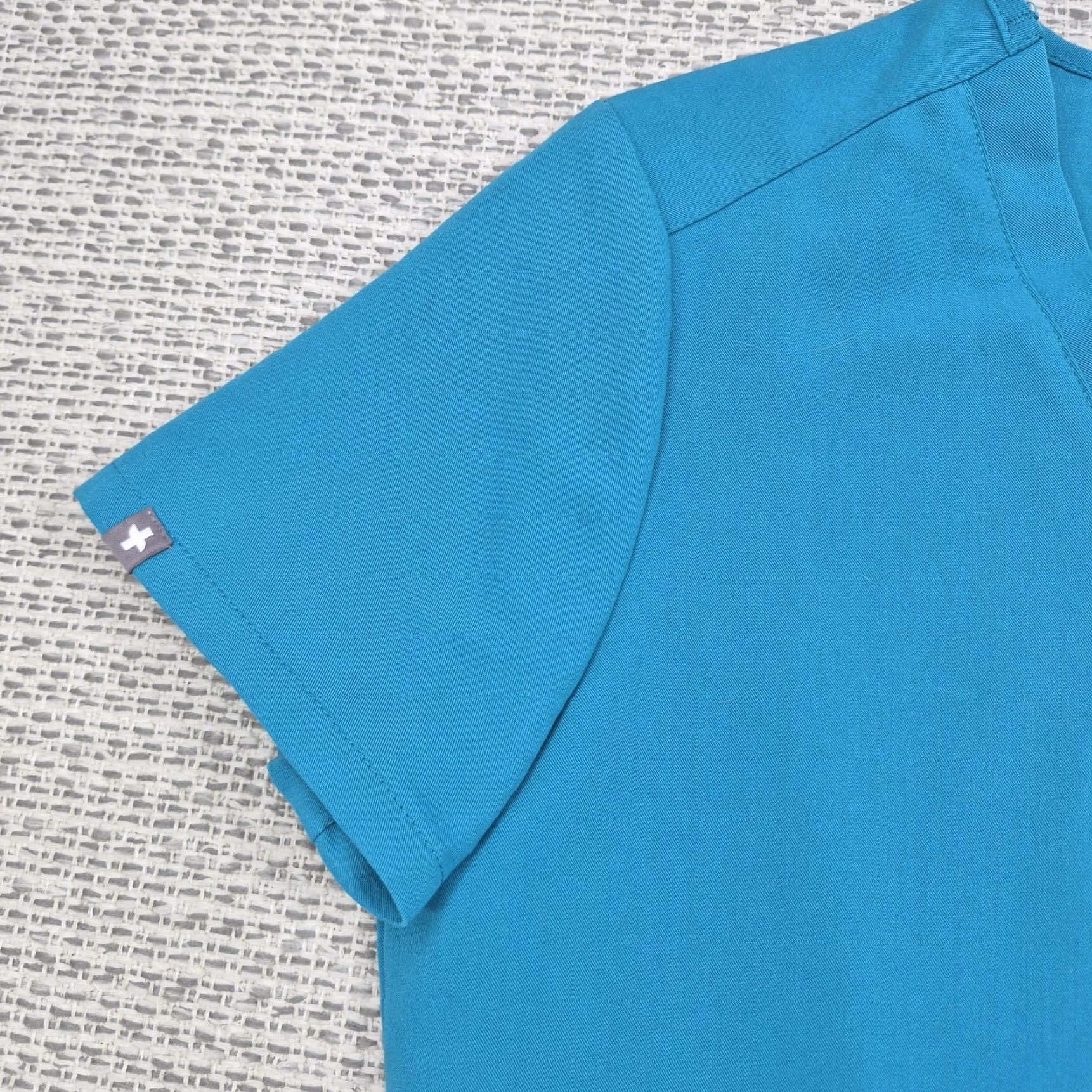 Vintage FIGS T-Shirt Womens XXS Tunic Scrub Top Blue V-Neck Pockets Stretch Size XXS / US 00 / IT 34 - 4 Thumbnail
