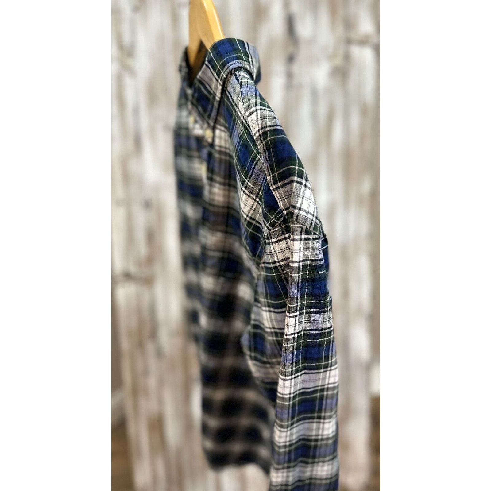 Gap GAP Mens Green Plaid Long Sleeve Button-Up Shirt Size L Size US L / EU 52-54 / 3 - 5 Thumbnail