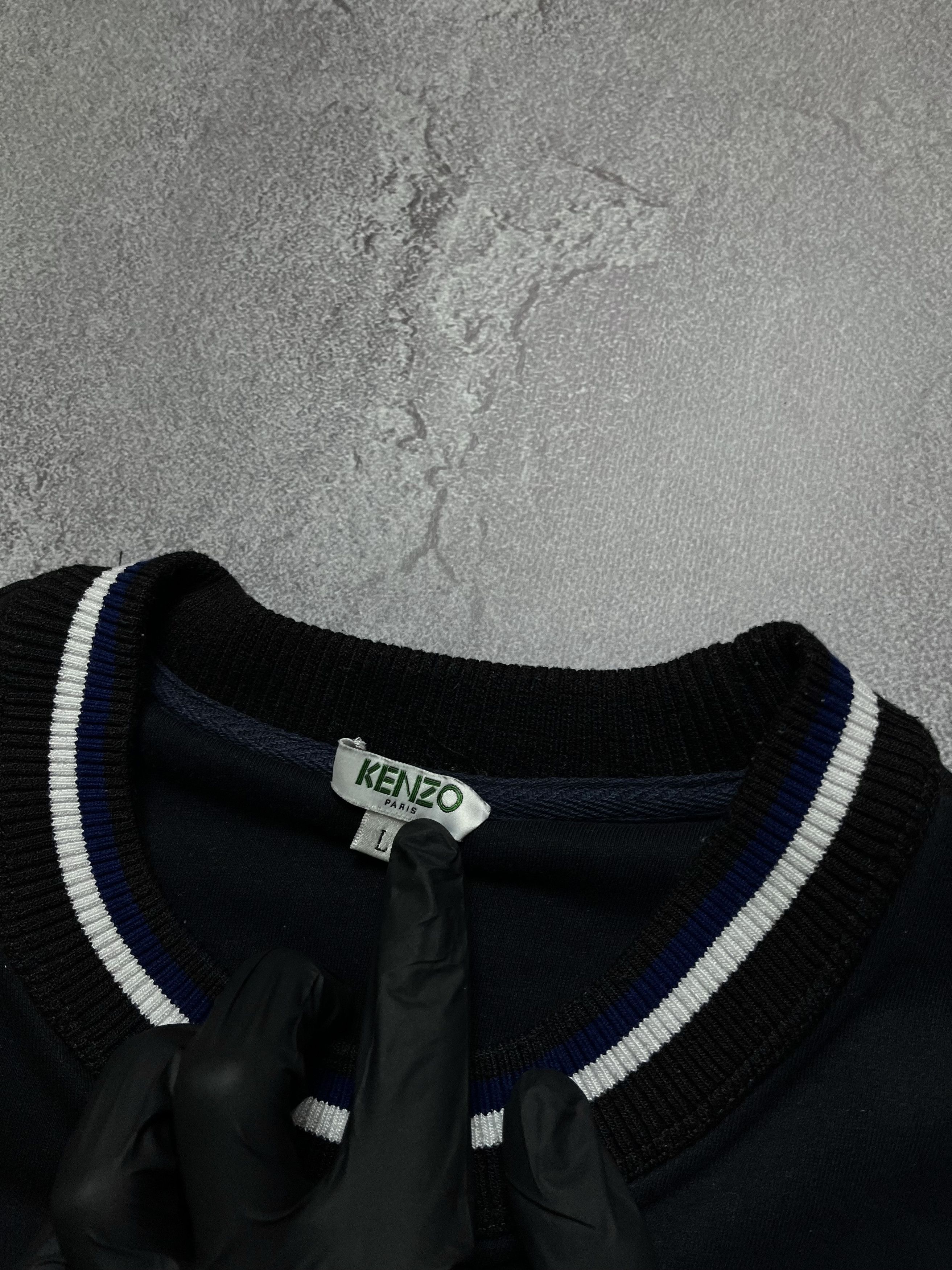 Kenzo Vintage Sweatshirt Kenzo Big Logo Striped Old Money Mens L Size US L / EU 52-54 / 3 - 7 Thumbnail