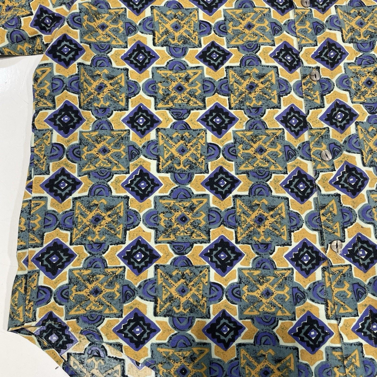 Quiksilver Vintage Y2K Quiksilver Geometric Hawaiian Shirt Men's Size S Size US S / EU 44-46 / 1 - 2 Thumbnail
