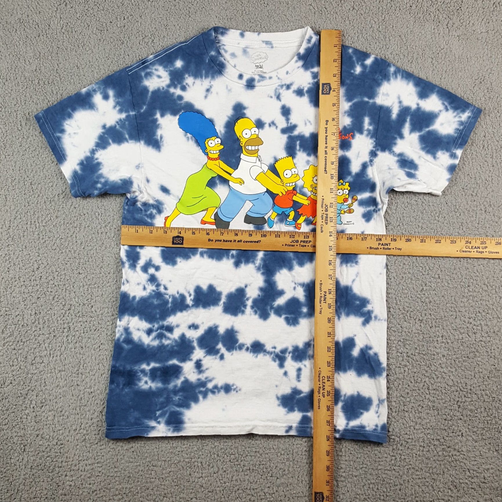 Vintage VINTAGE The Simpsons Tie-Dye T-Shirt Size Small Retro 90s Cartoon TV Promo Men’s Blue Size US S / EU 44-46 / 1 - 7 Thumbnail