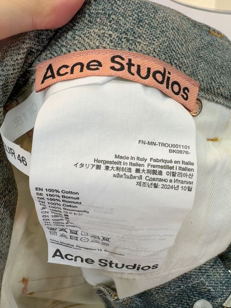 Acne Studios Acne Studios Blue chain trousers Size US 30 / EU 46 - 2 Thumbnail