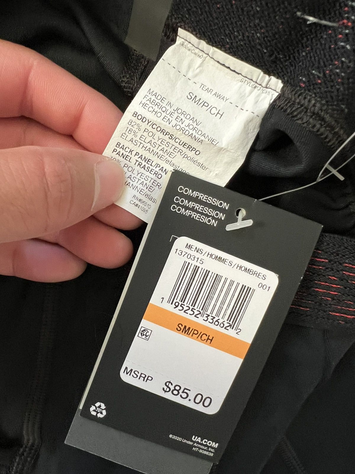 Under Armour Under Armour HeatGear UA RUSH SmartForm Leggings Black Size US 28 / EU 44 - 7 Thumbnail