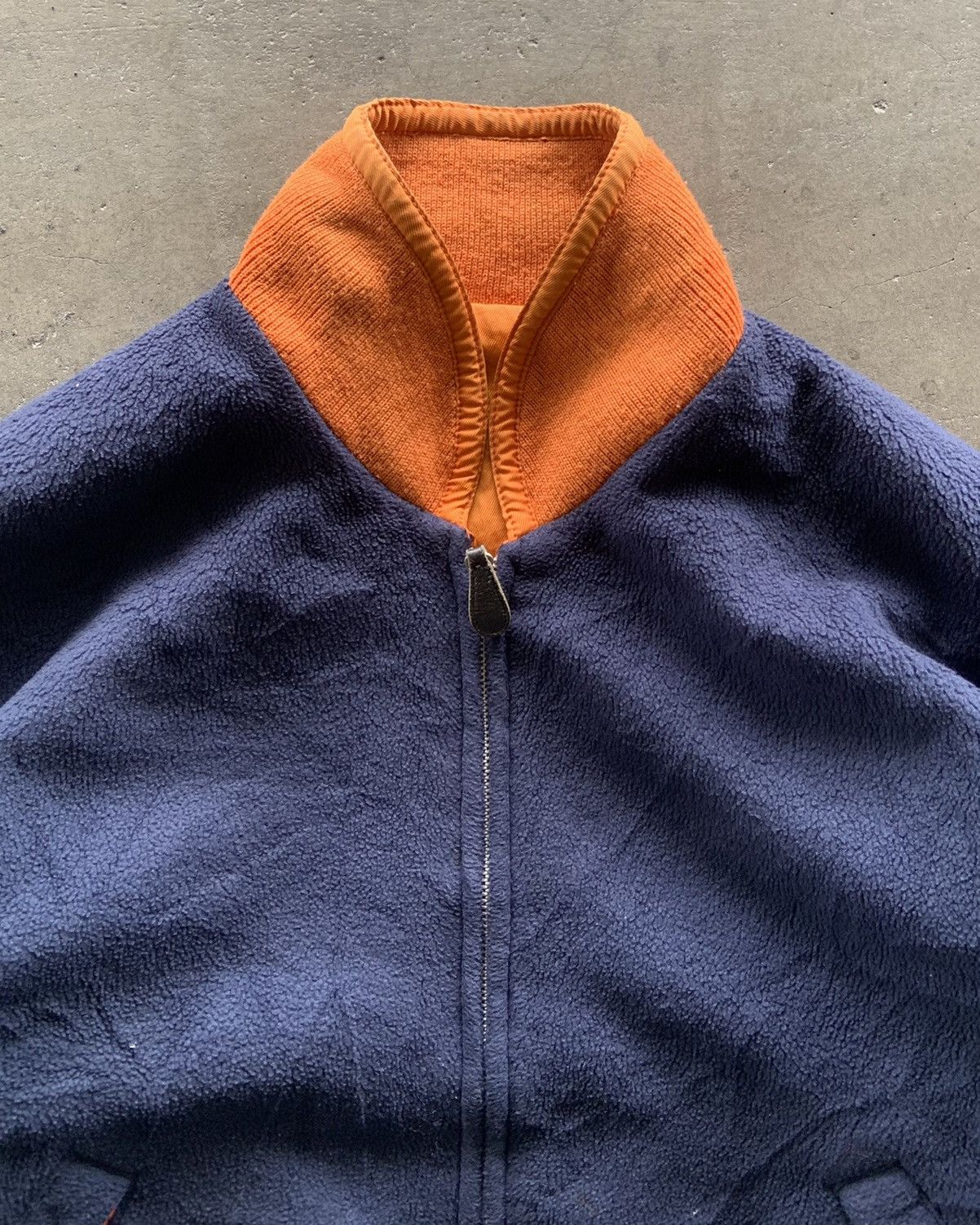 If Six Was Nine × Japanese Brand × Le Grande Bleu (L.G.B.) 1990s Lupo Di Mare Sina Cova Reversible Flight Bomber Jacket Size US M / EU 48-50 / 2 - 7 Thumbnail