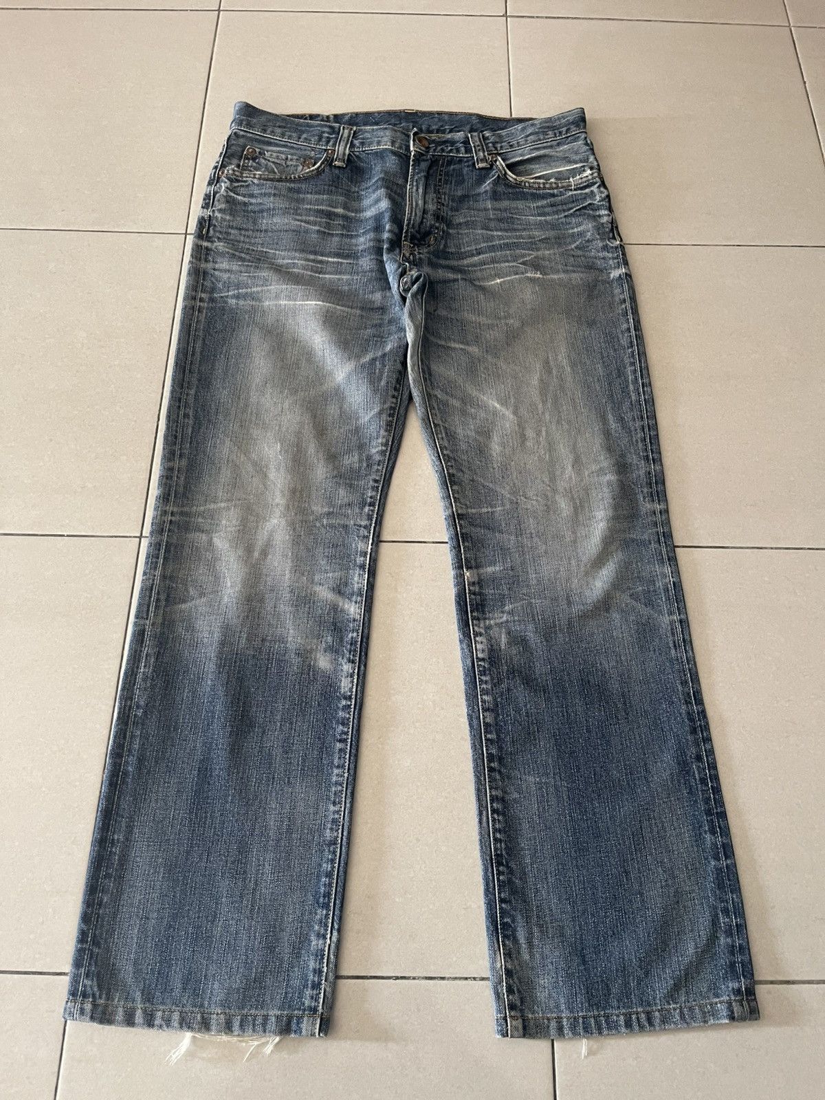 Uniqlo Uniqlo UJ S002 Regular Fit Straight Leg Jeans - Size 34 Size US 34 / EU 50 - 1 Thumbnail