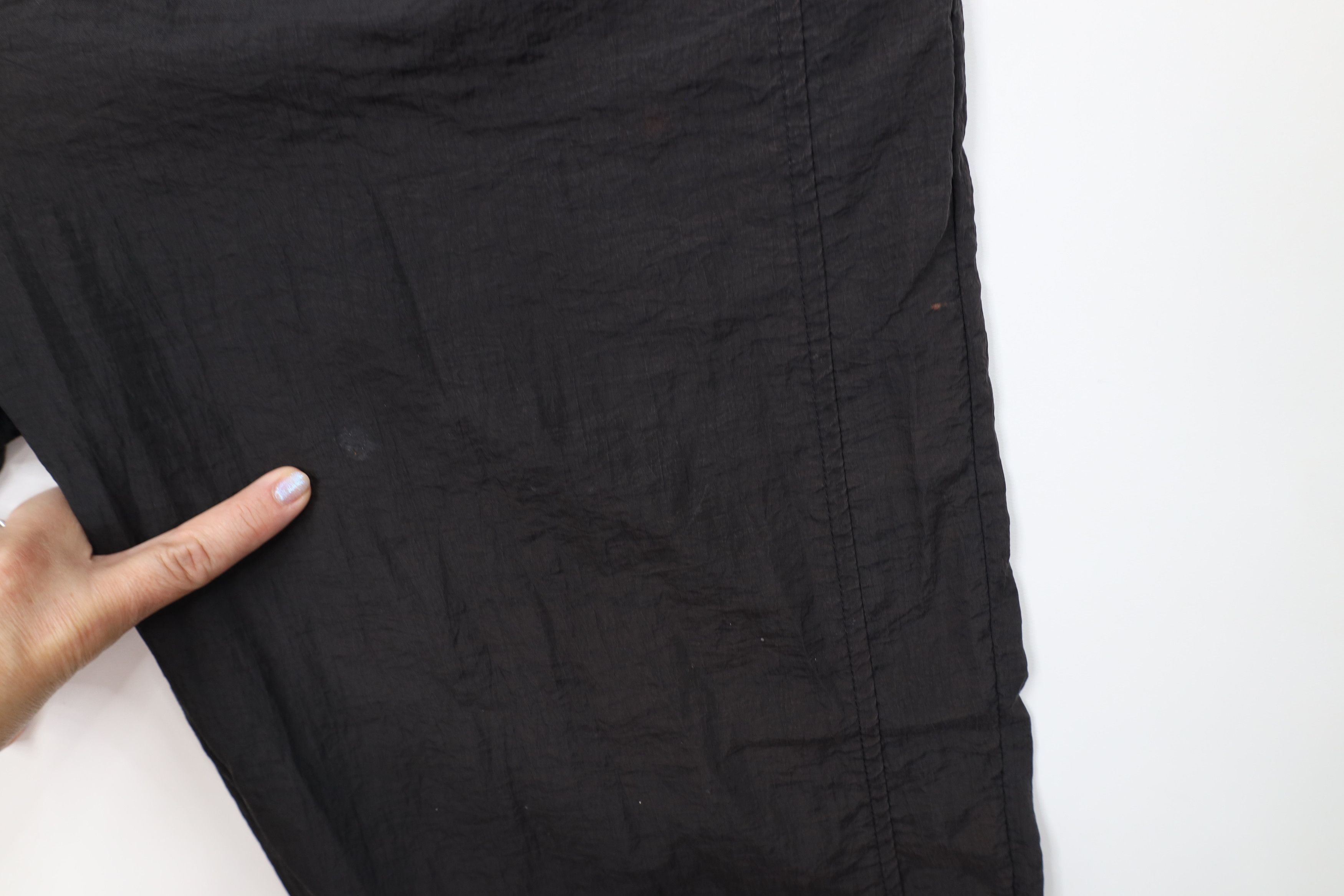 Reebok Vintage 90s Reebok Spell Out Windbreaker Joggers Pants Black Size US 36 / EU 52 - 6 Thumbnail