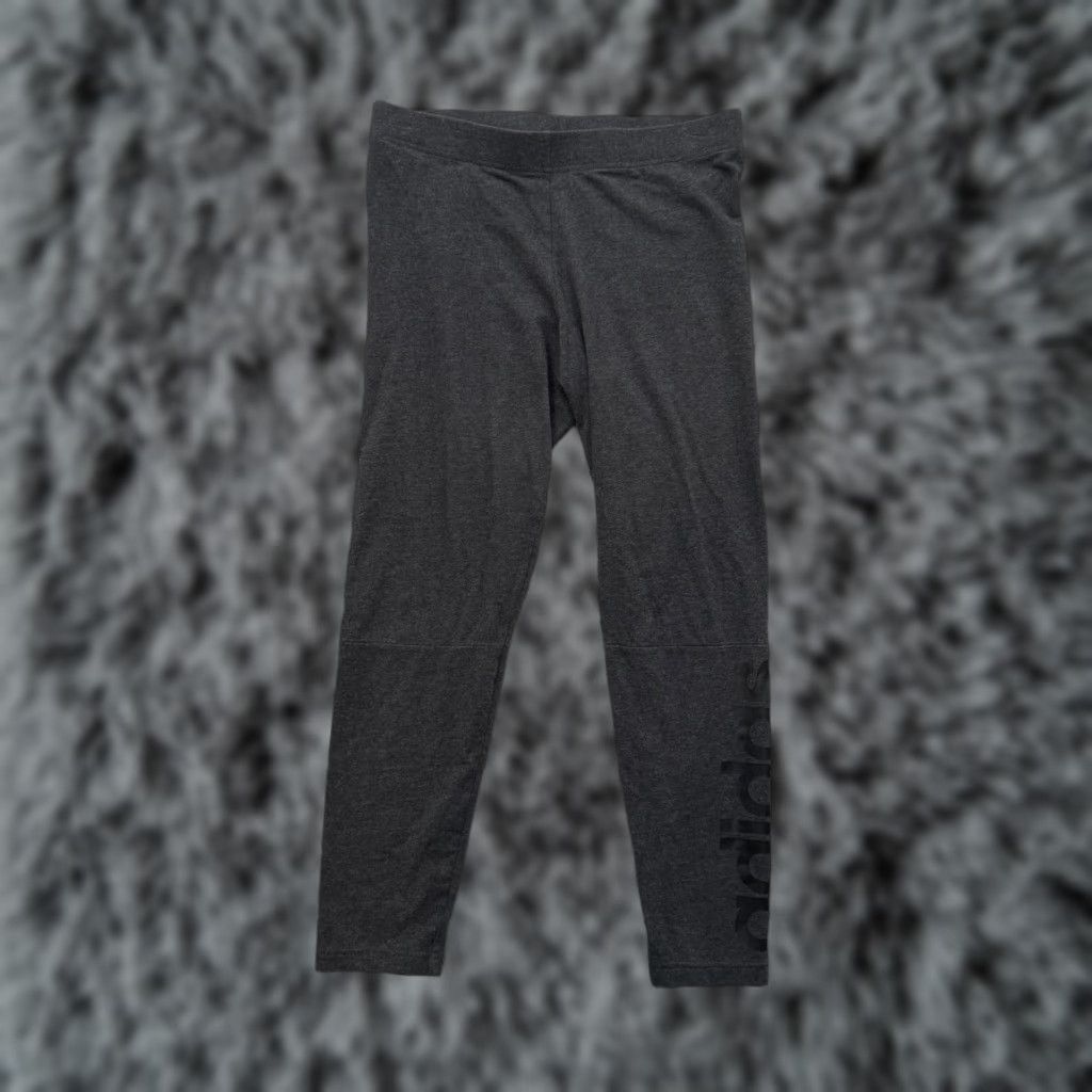 Adidas Adidas Leggings Womens Large Stretch Ankle Activewear Pants CF5256 Gray Nike? Size 36" / US 14 / IT 50 - 1 Thumbnail