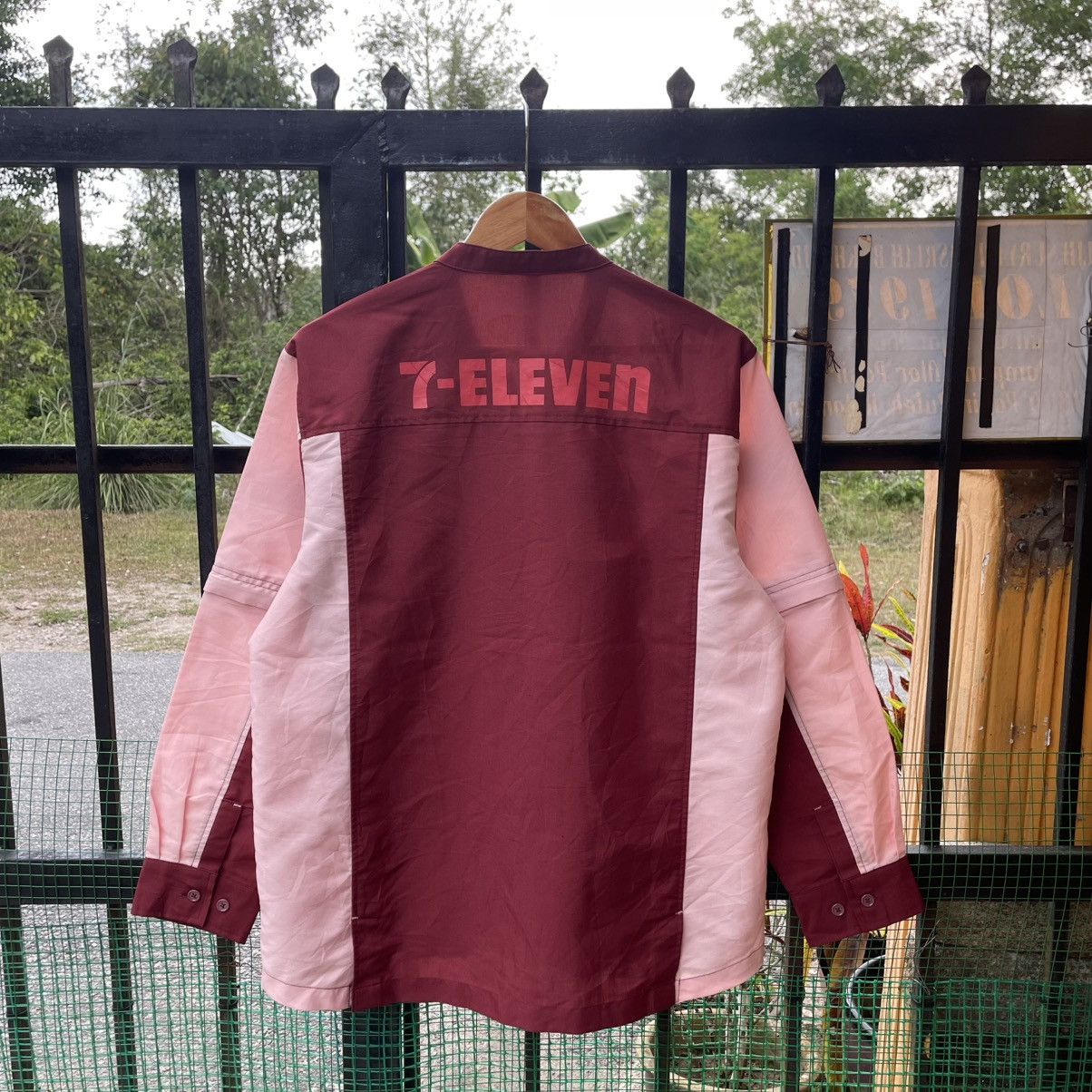 Japanese Brand 🔥🇯🇵Vintage Seven Eleven Full Zipper Workers Light Jacket Size US M / EU 48-50 / 2 - 1 Thumbnail