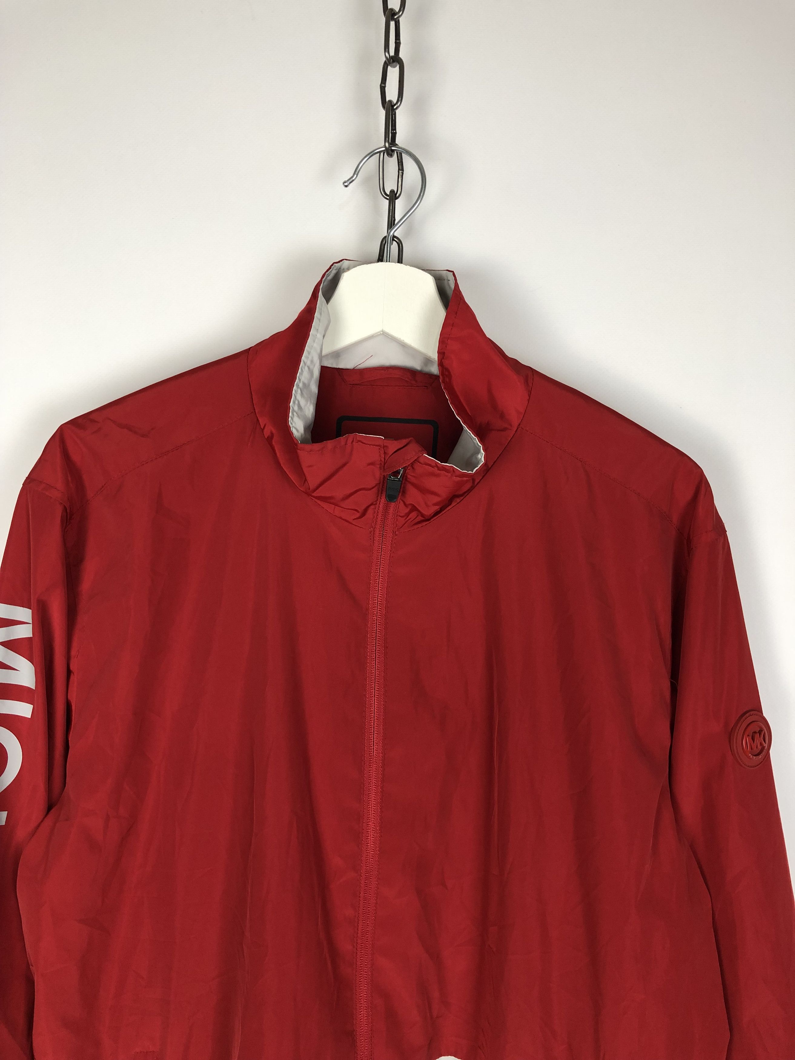 Michael Kors Michael Kors Perfomance Zip Jacket Windbreaker Red size L Size US L / EU 52-54 / 3 - 2 Thumbnail