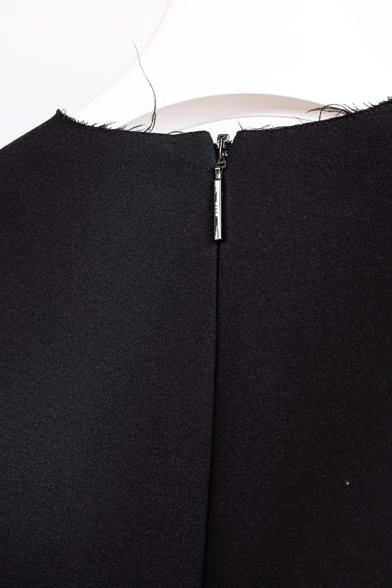 MSGM MSGM Black Crepe Ruffle Sleeveless Mini Dress Size XL / US 12-14 / IT 48-50 - 7 Thumbnail