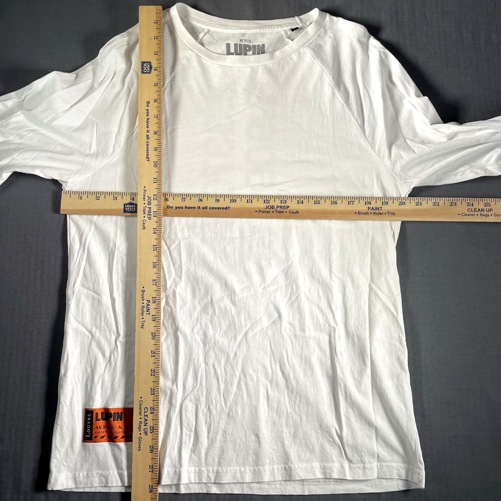 Vintage Lupin Netflix Shirt Men L Omar Sy Lupin Promo Tee Netflix Original Long Sleeve Crew Neck White Black Netflix Shirt Men L Lupin Promo Tee Size US L / EU 52-54 / 3 - 6 Thumbnail