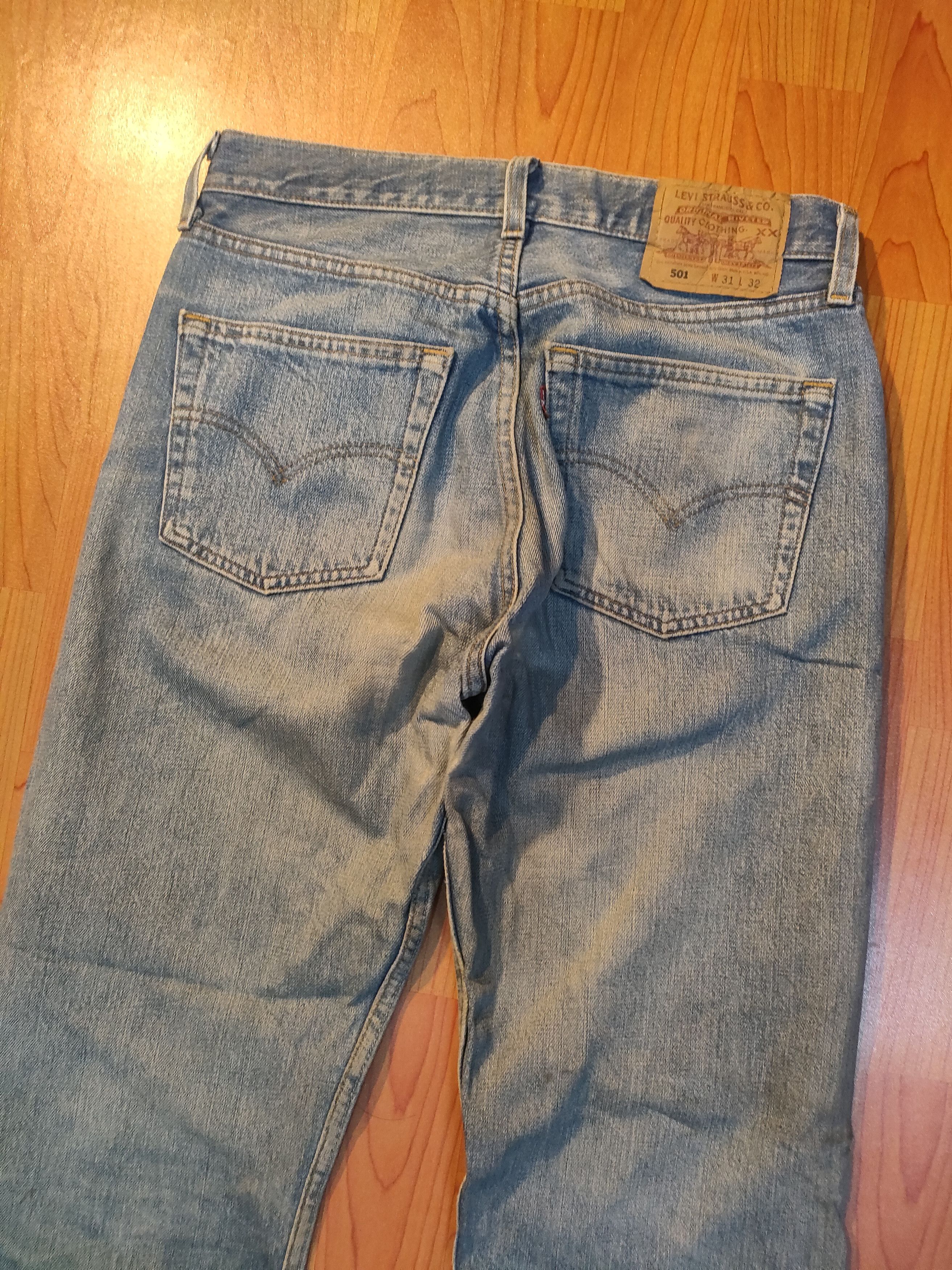 Levi's Vintage Clothing × Vintage Distressed Vintage 90s Levis 501 Jeans Size US 31 - 4 Thumbnail