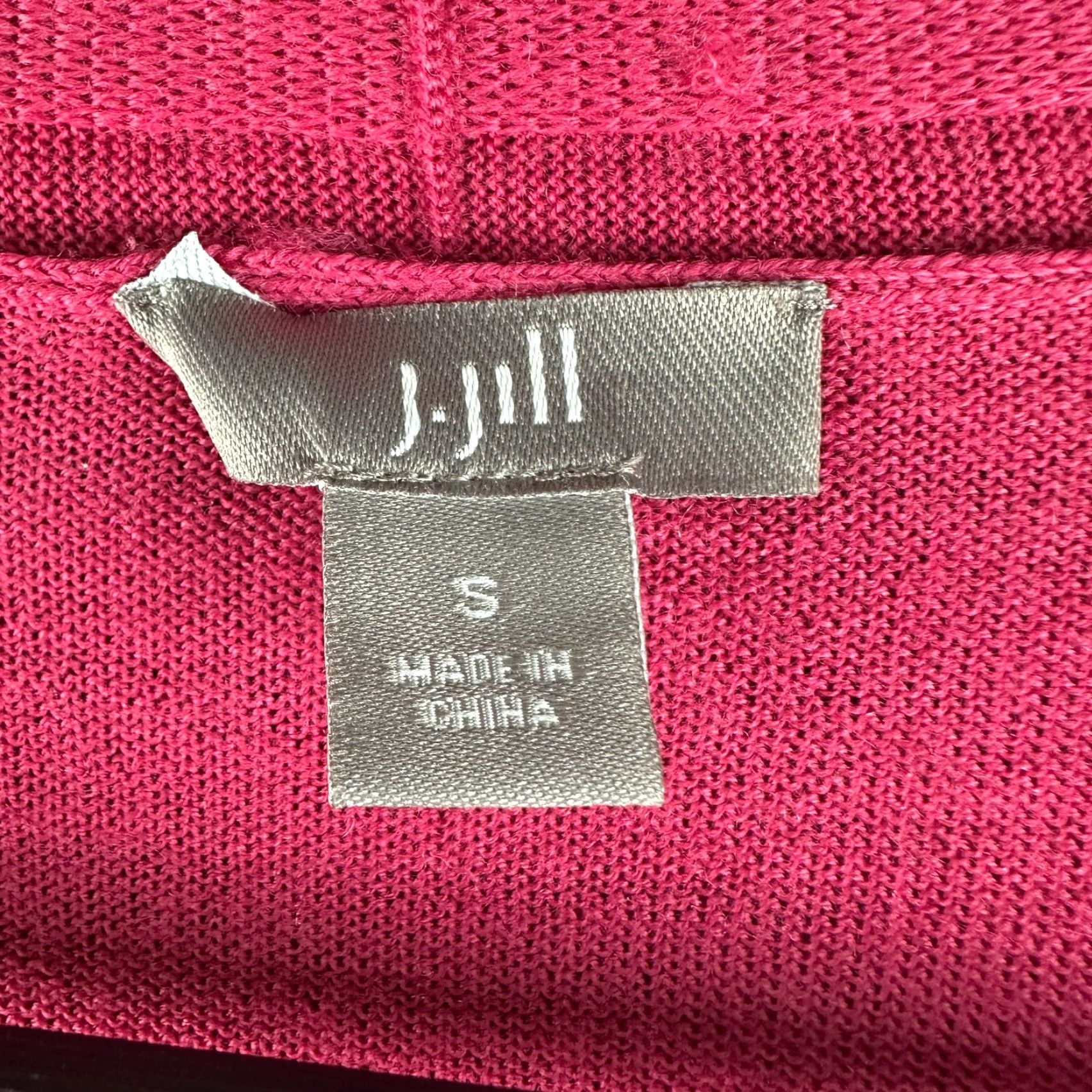 J. Jill J. Jill Sweater Cardigan Womens Small Pink Merino Wool Open Cardigan Long Sleeve Size S / US 4 / IT 40 - 4 Thumbnail