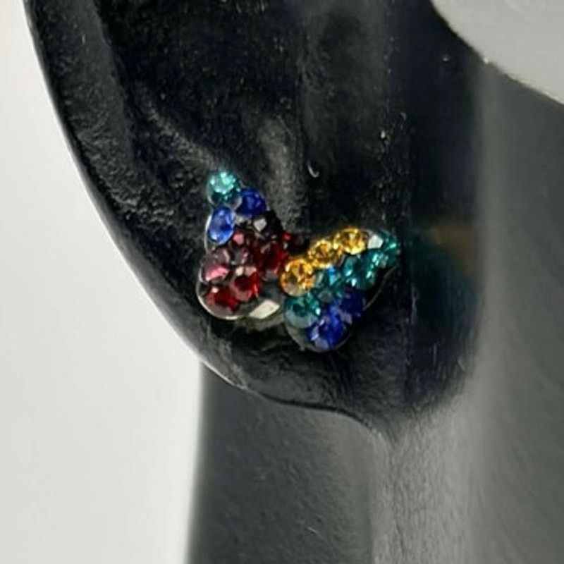 Other Blue & Red Butterfly Earrings Size ONE SIZE - 1 Thumbnail