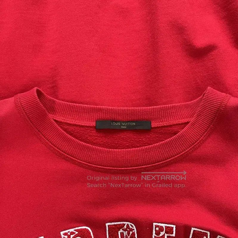 Other Louis Vuitton Red Women's Crewneck Sweatshirt . Size L / US 10 / IT 46 - 4 Thumbnail