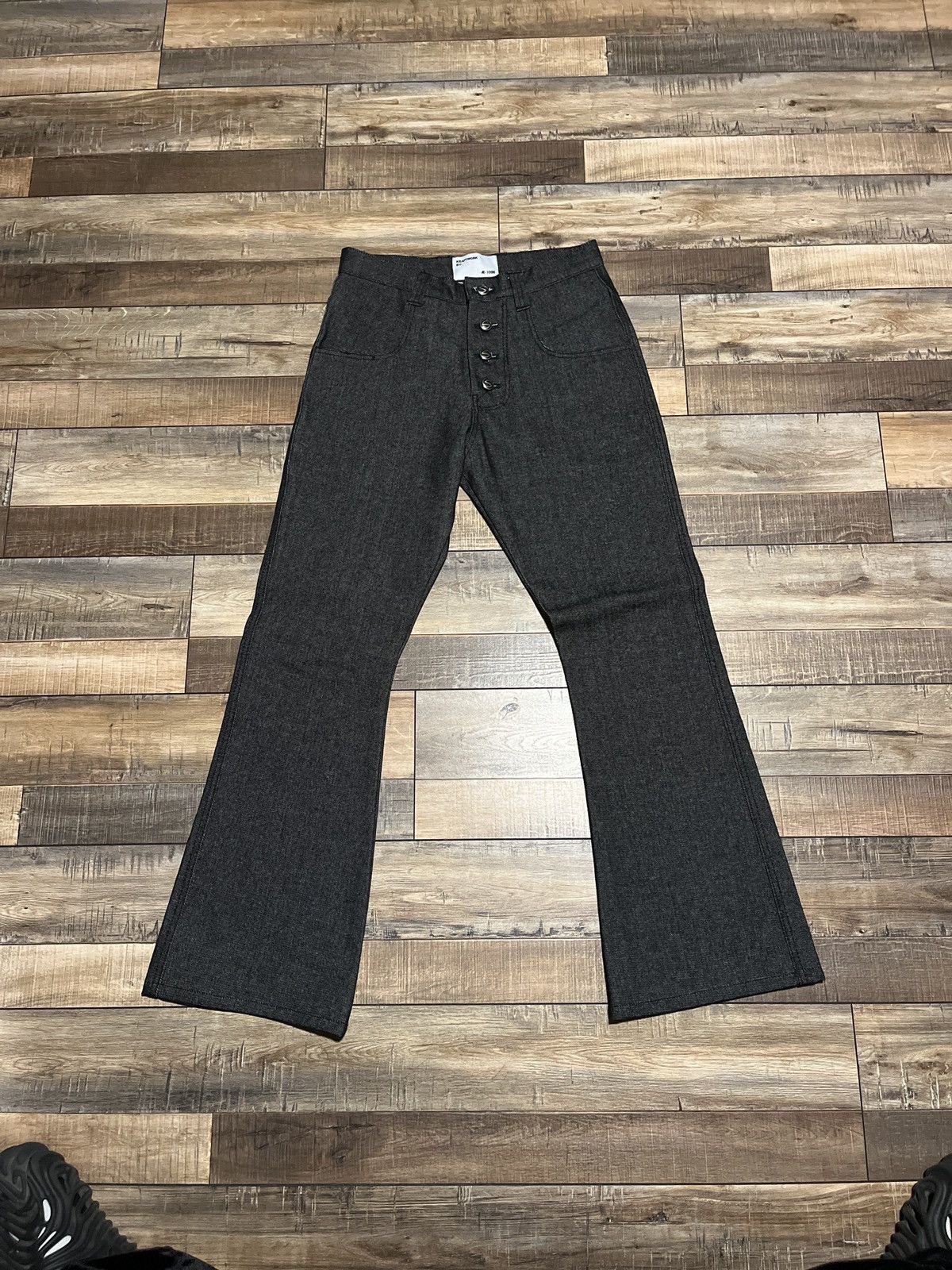 Other Kraftwork Raw Denim Flare Jeans Size US 30 / EU 46 - 1 Thumbnail