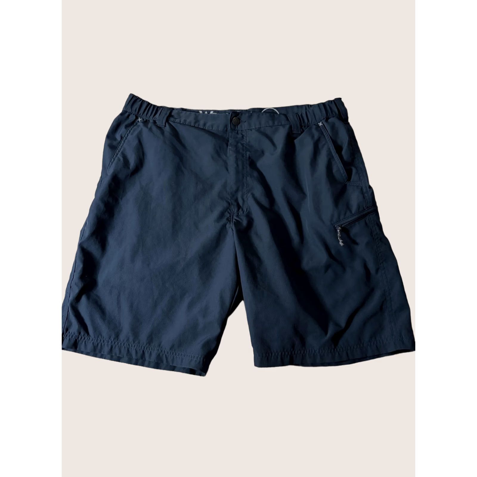Wrangler Wrangler Shorts Mens 40 Blue Hiking Elastic Waist Lightweight Zip Pocket Outdoor Size US 40 / EU 56 - 1 Thumbnail