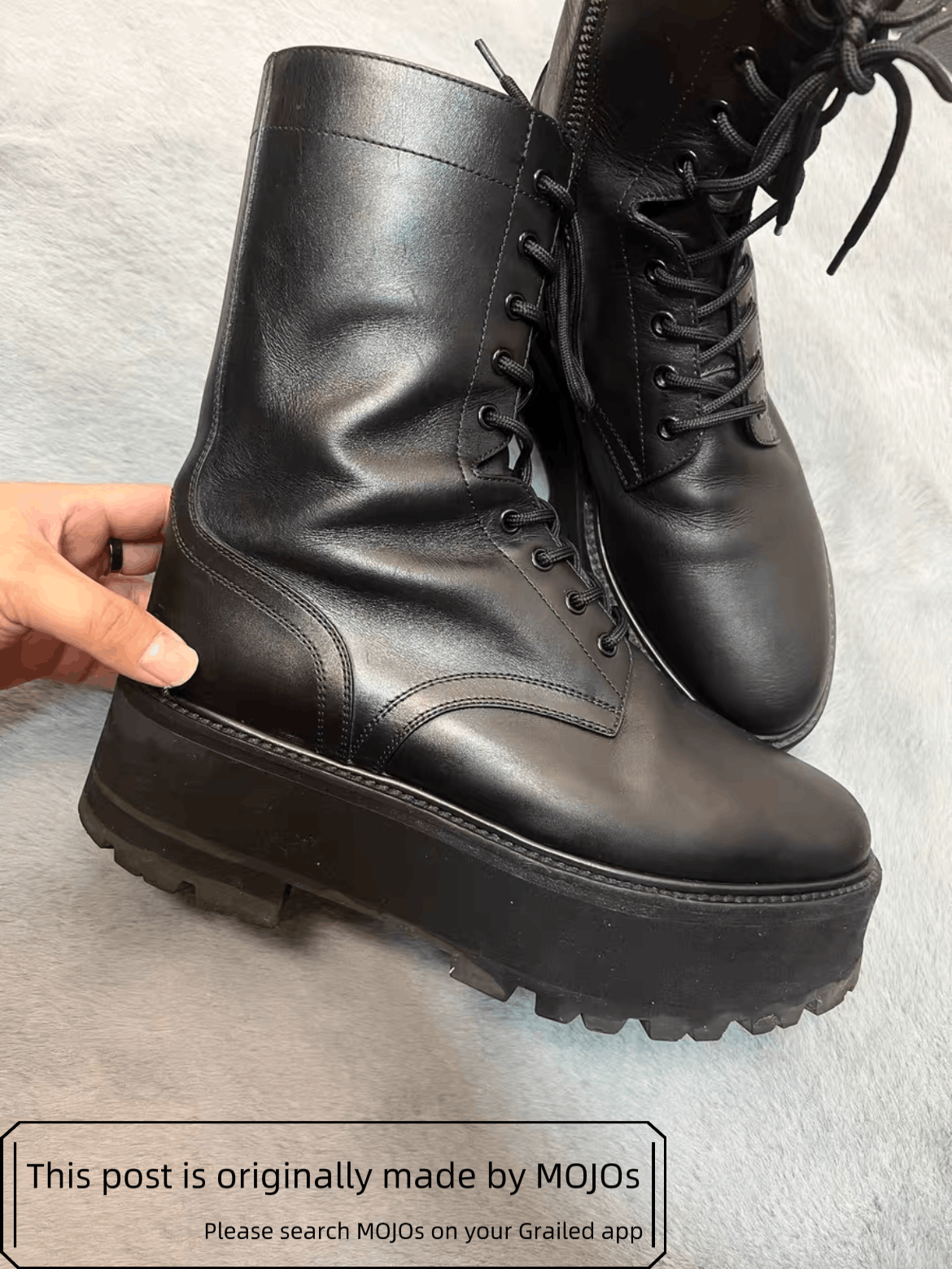 Sz 43 Celine 22SS Runway Platform Boots mojos17482