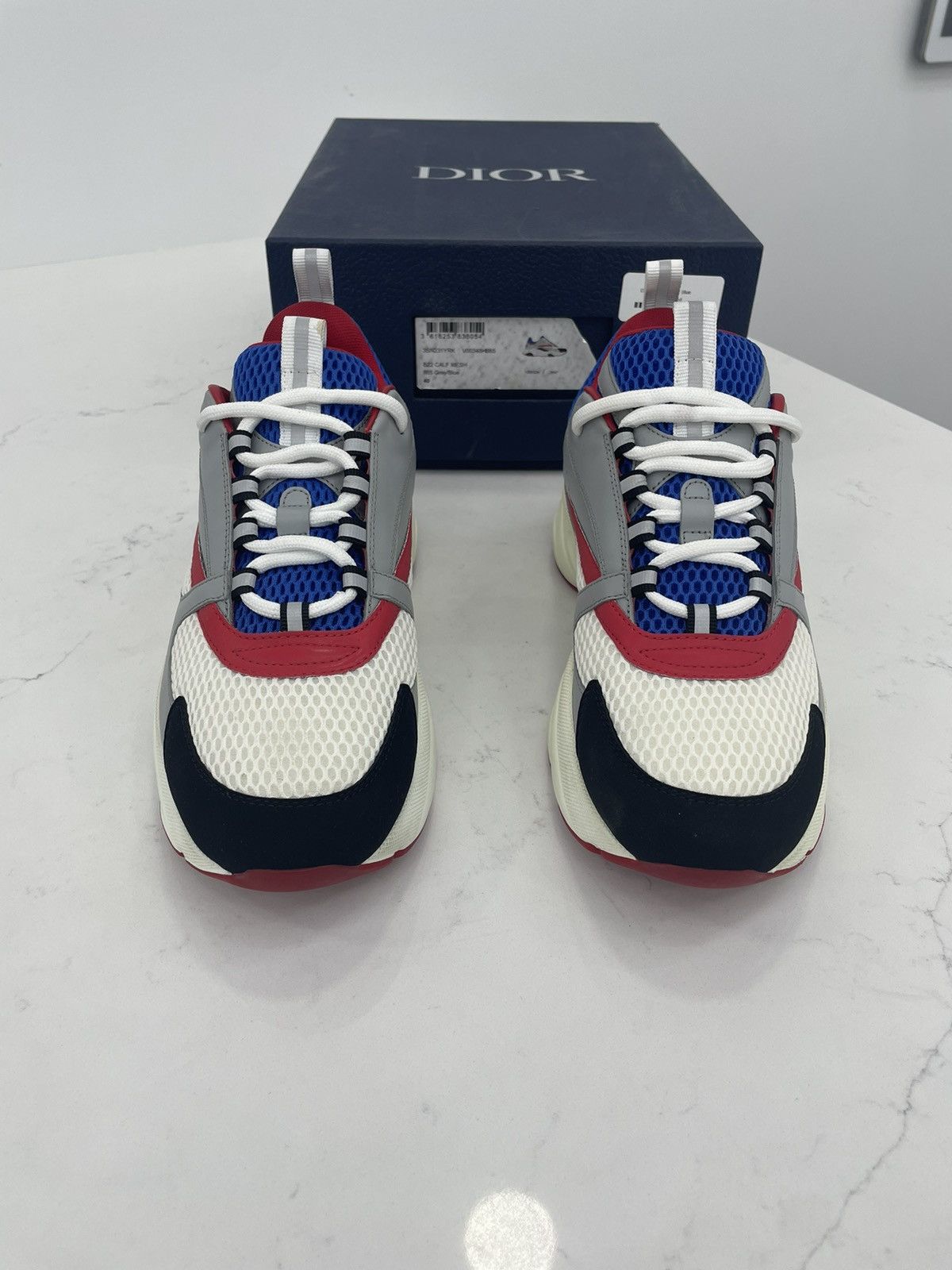 Dior Dior B22 blue, red, white, and black Size US 7 / EU 40 - 2 Thumbnail