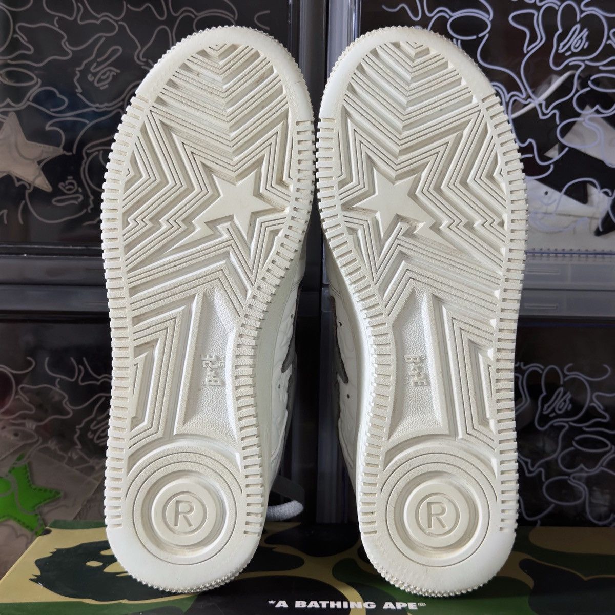 Bape A Bathing Ape Bapesta #3 Line Camo White 2023 Size US 8.5 / EU 41-42 - 12 Thumbnail