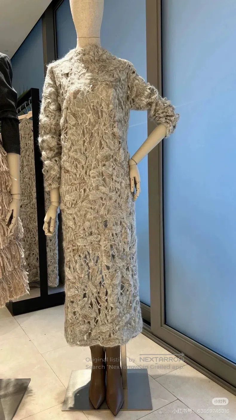 Brunello Cucinelli Brunello Cucinelli Sequin Lace Dress Size M / US 6-8 / IT 42-44 - 6 Thumbnail
