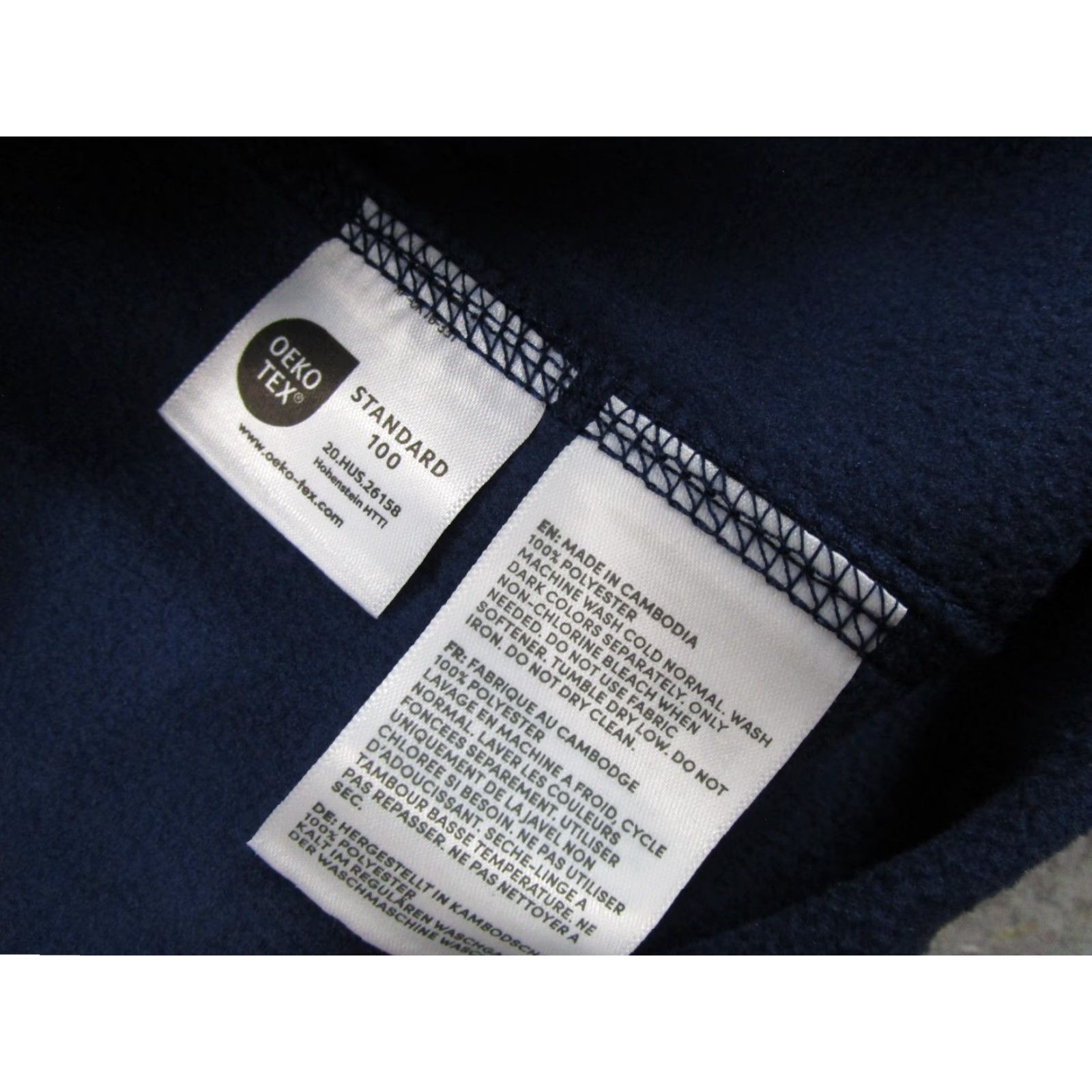 Lands' End NWT Lands’ End Womens Fleece Full Zip Lightweight Jacket XL Blue Women Regular Size XL Jacket Size XL / US 12-14 / IT 48-50 - 4 Thumbnail