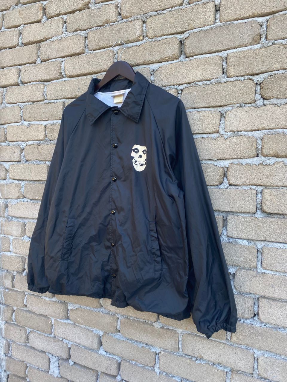 Vintage Vintage Misfits Skull Face Coach Jacket Size US L / EU 52-54 / 3 - 3 Thumbnail