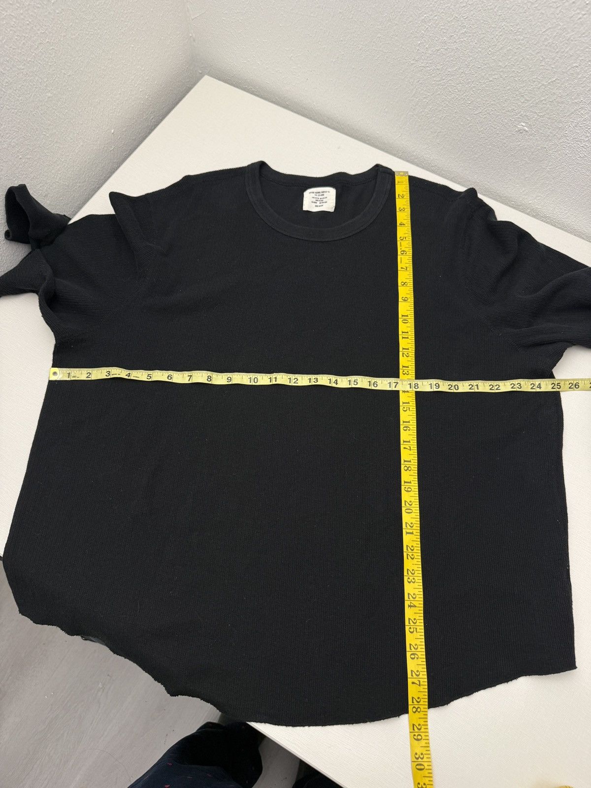 Buck Mason Buck Mason Vintage Thermal Surplus Tee XXL Black Waffle Knit Size US XXL / EU 58 / 5 - 4 Thumbnail