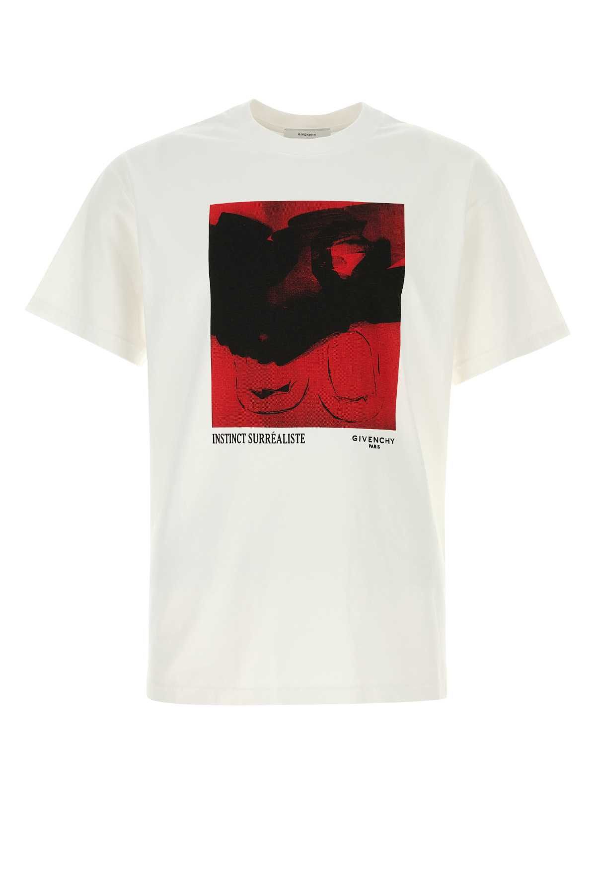 Givenchy White Cotton T-Shirt Size US XL / EU 56 / 4 - 1 Thumbnail
