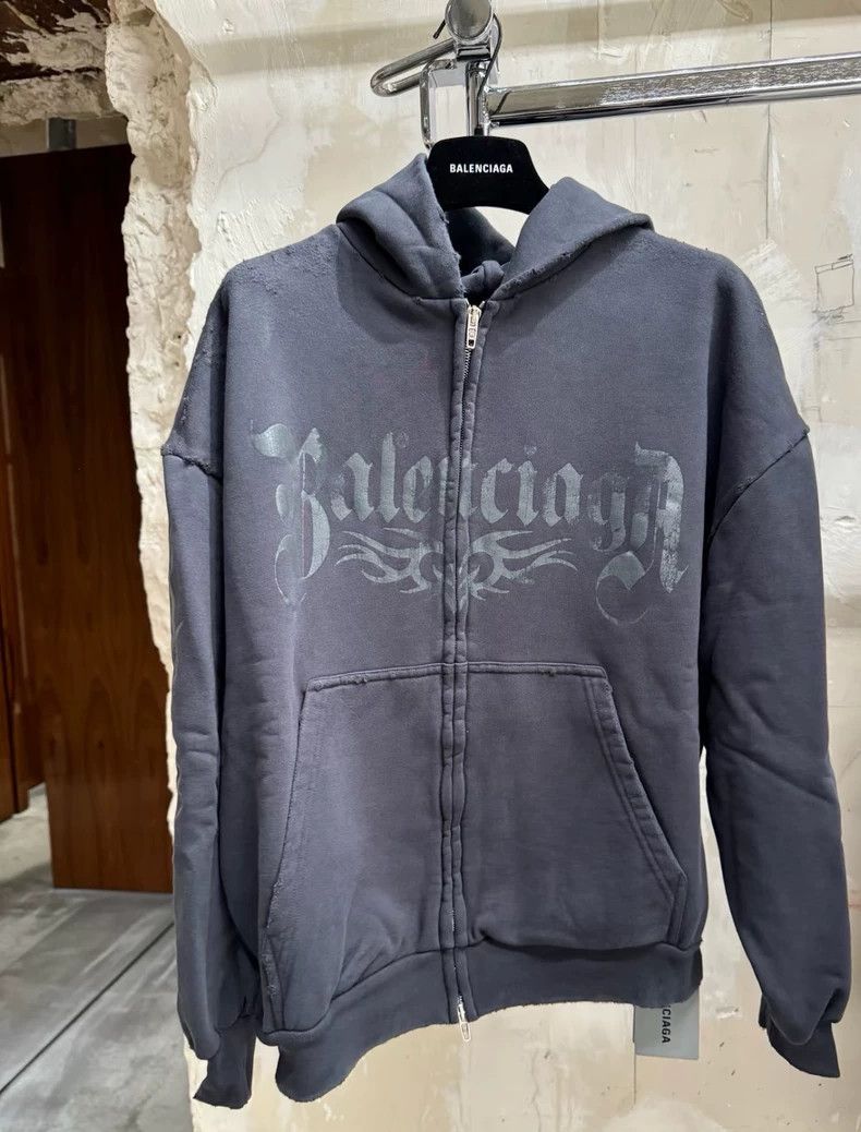 Balenciaga Balenciaga Winter limited dragon zipper hoodie Size US XS / EU 42 / 0 - 1 Thumbnail