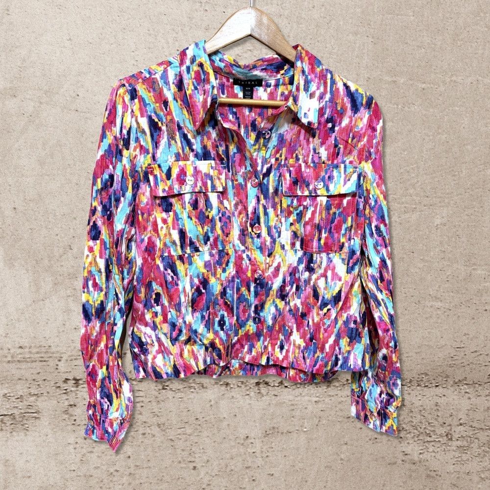 Tribal Streetwear Tribal button down Shirt NWT Size M / US 6-8 / IT 42-44 - 1 Thumbnail
